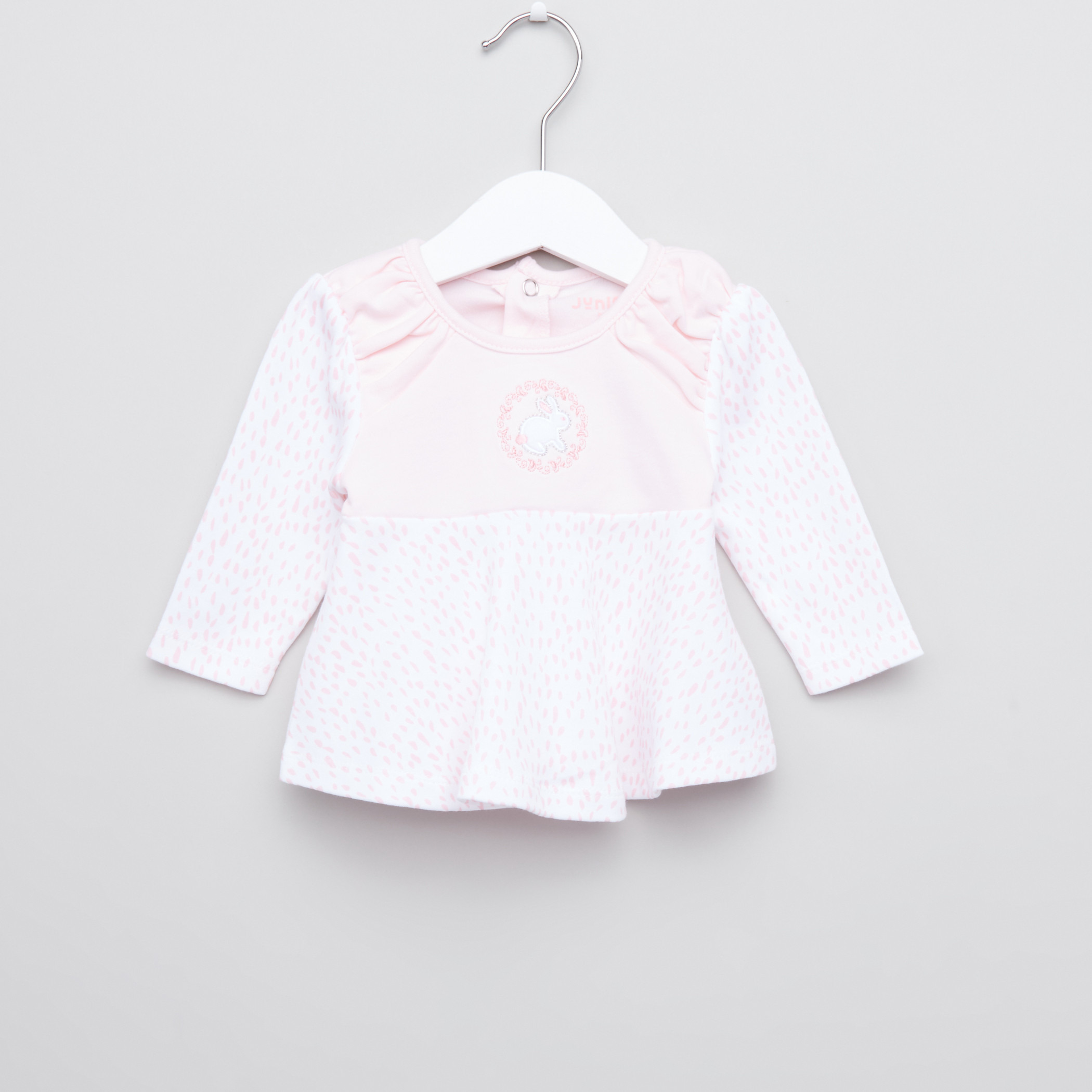 Juniors Printed Long Sleeves Top and Pyjama Set-baby-girls-clothing-nightwear-pyjamasets-image-2
