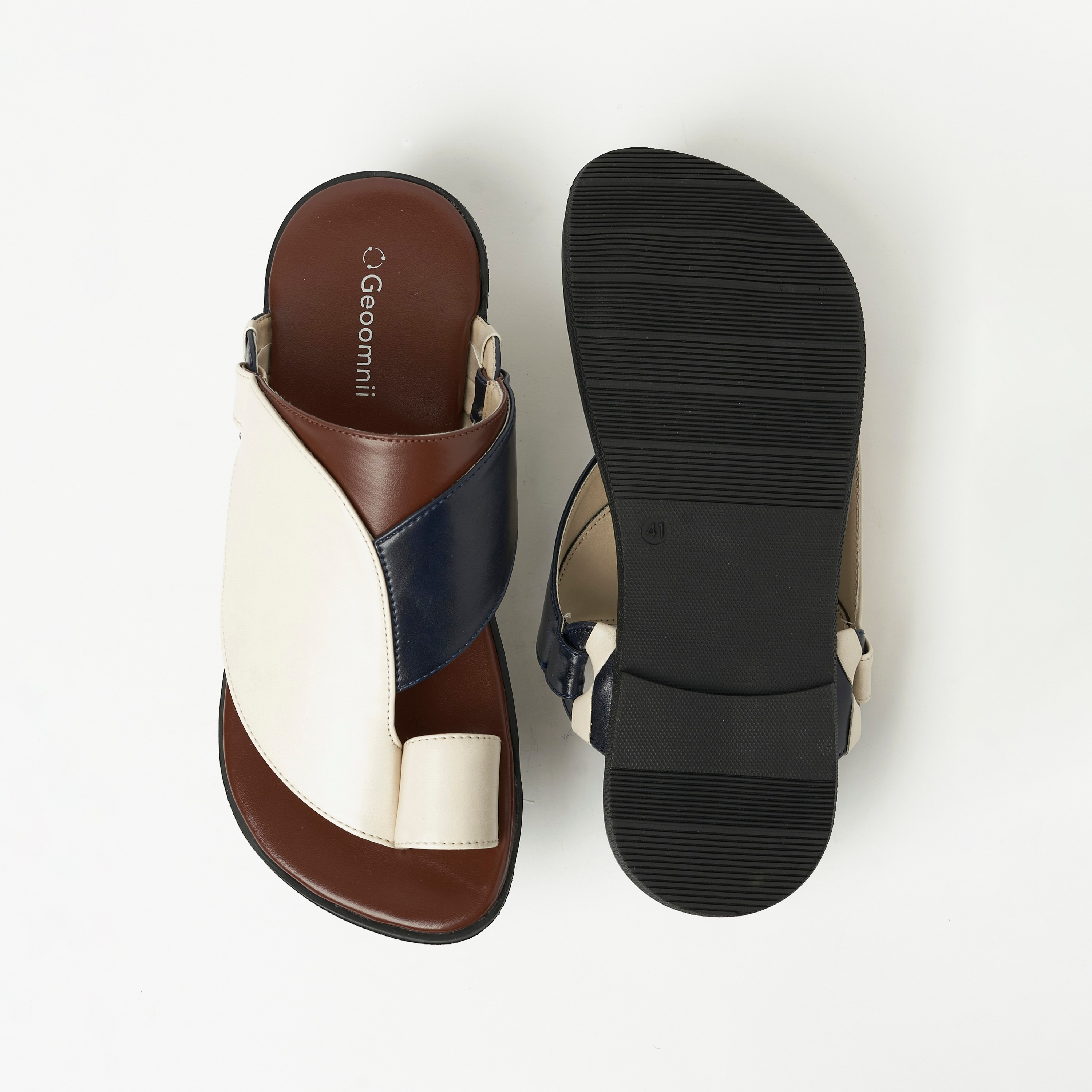 Geoomnii Men's One Toe Arabic Sandals | MKS-CF03-men-shoes-sandals-image-5