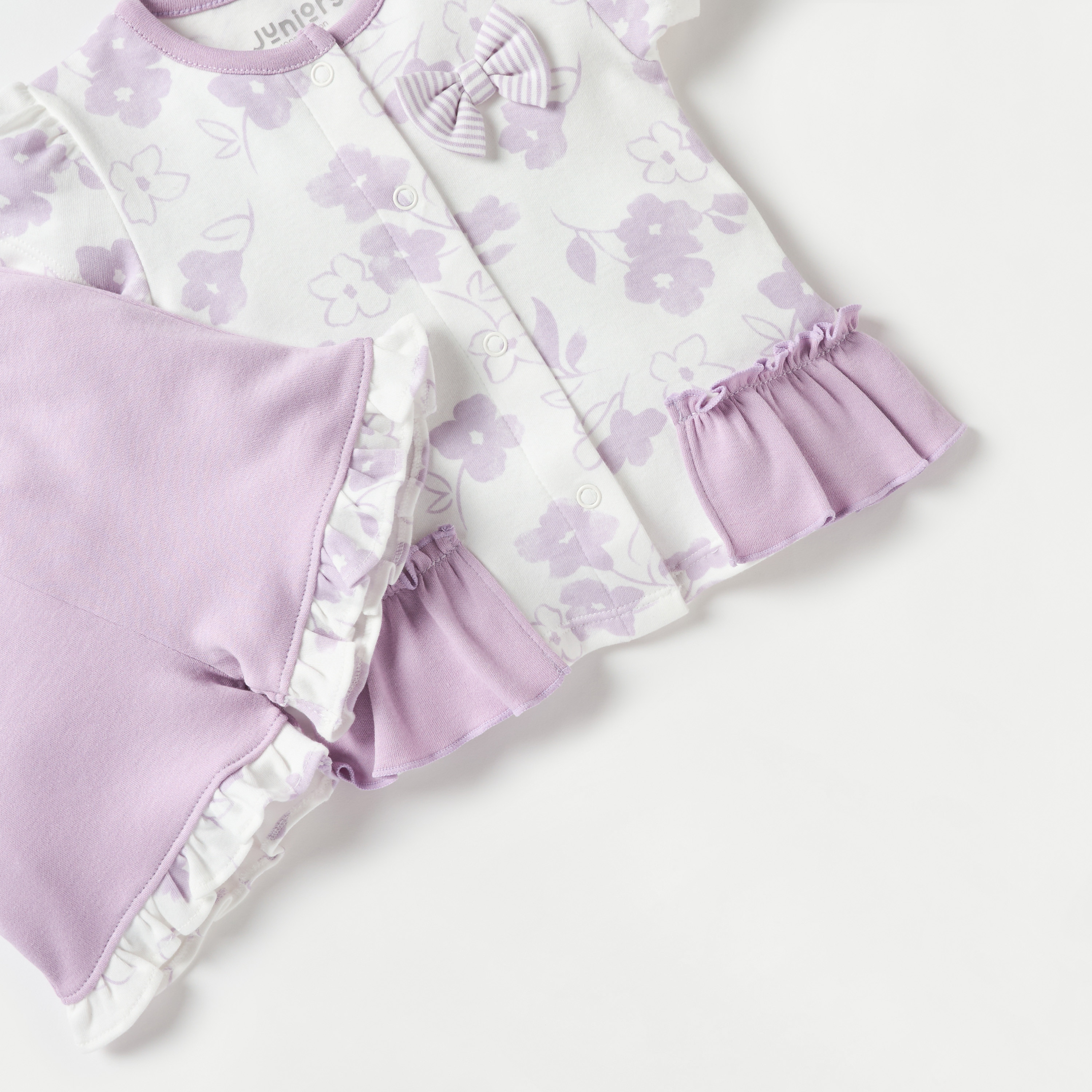 طقم شورت وبلوزة بطبعات زهور من جونيورز-baby-girls-clothing-setsandcoords-image-5