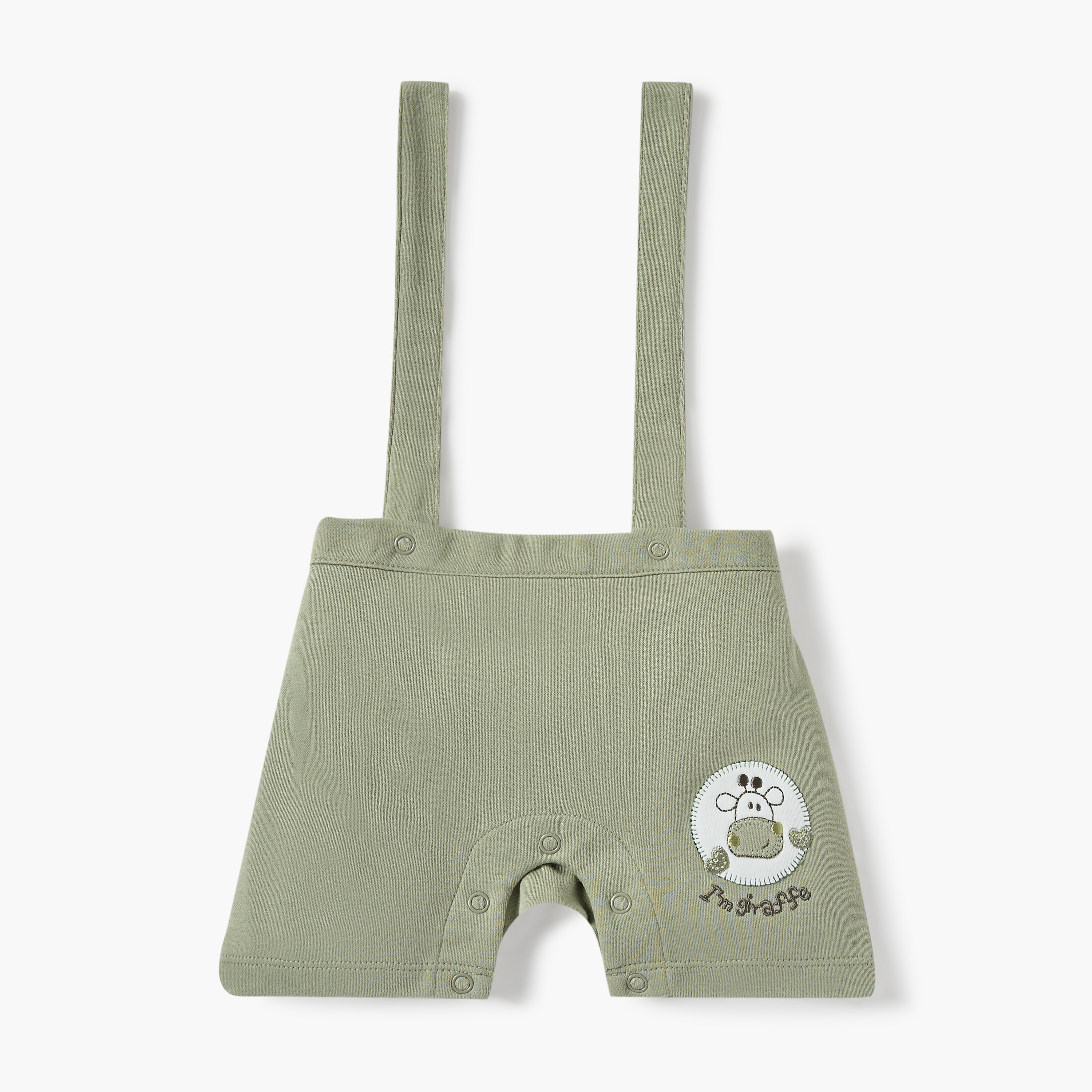 طقم دنغري وتيشيرت بطبعات حيوانات من جونيورز-baby-boys-clothing-rompers-image-4