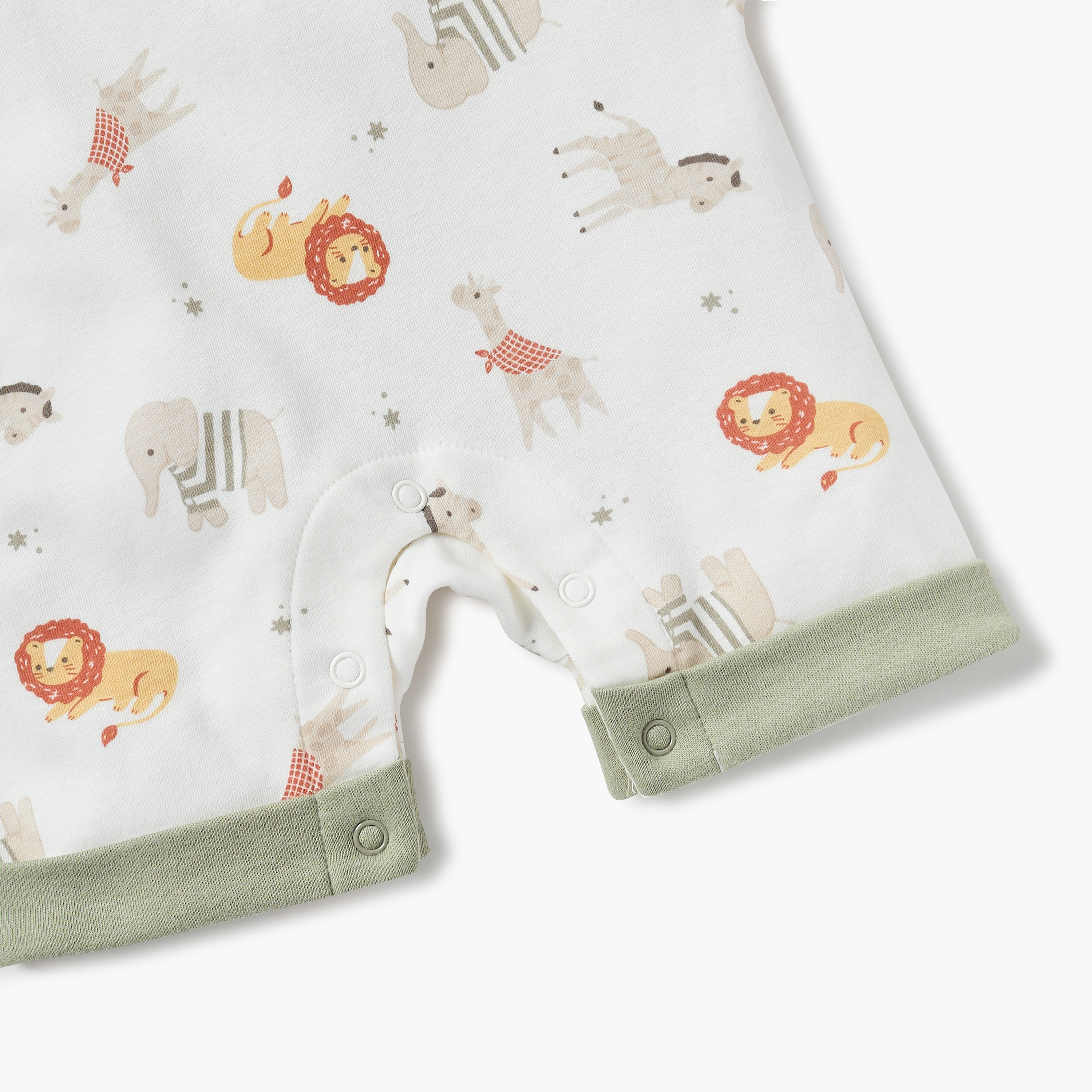 Juniors Animal Print Romper with Short Sleeves-baby-boys-clothing-rompers-image-4