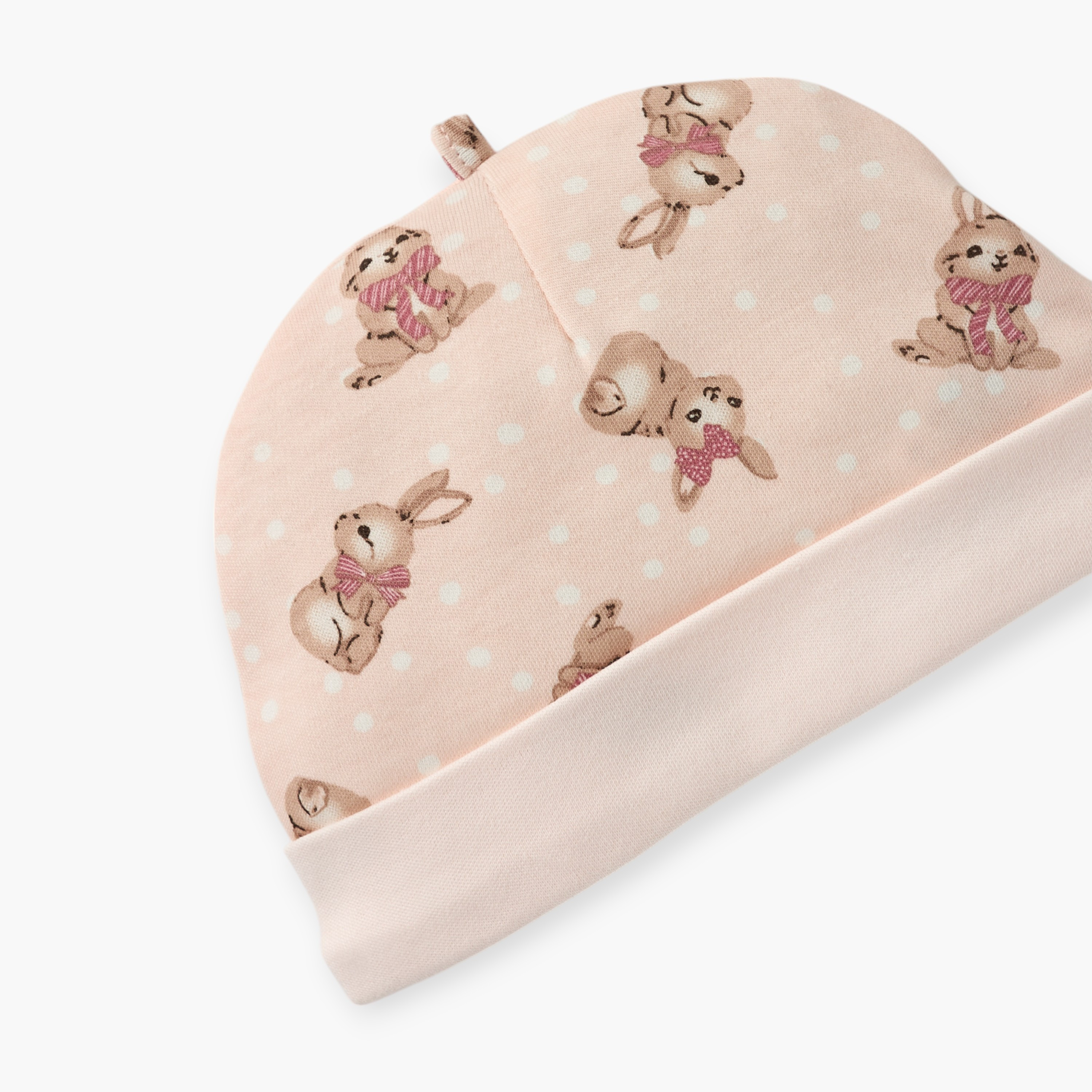 Juniors All-Over Bunny Print Beanie-baby-girls-accessories-caps-image-2