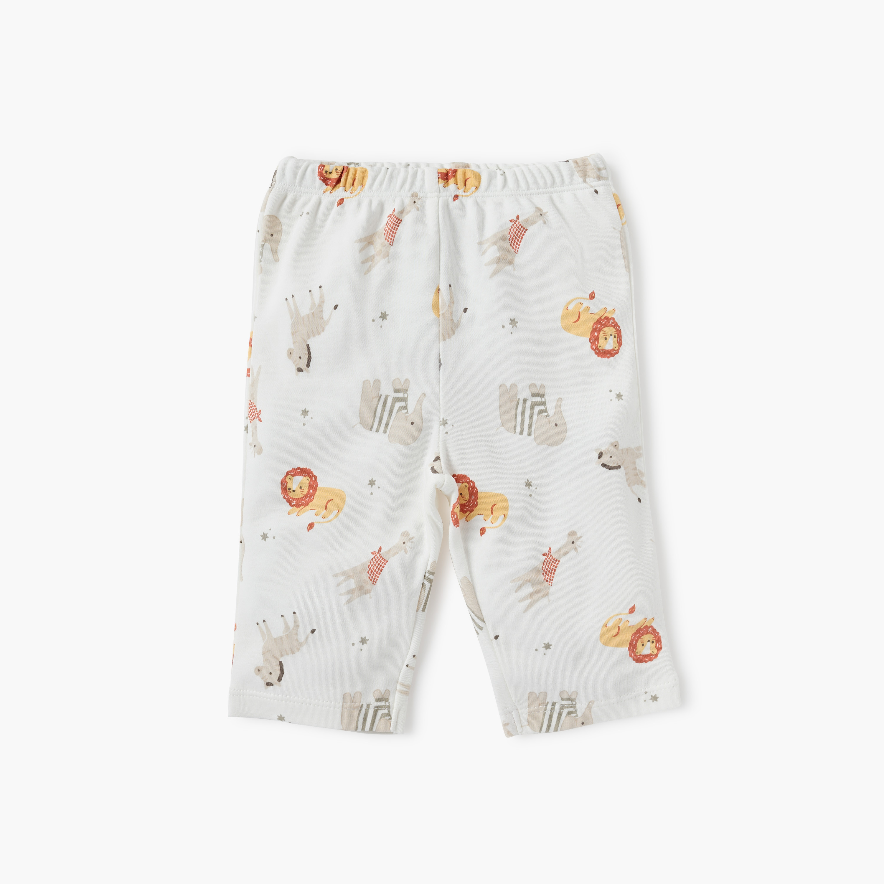 Juniors Animal Print Shirt and Pyjama Set-baby-boys-clothing-nightwear-pyjamasets-image-3