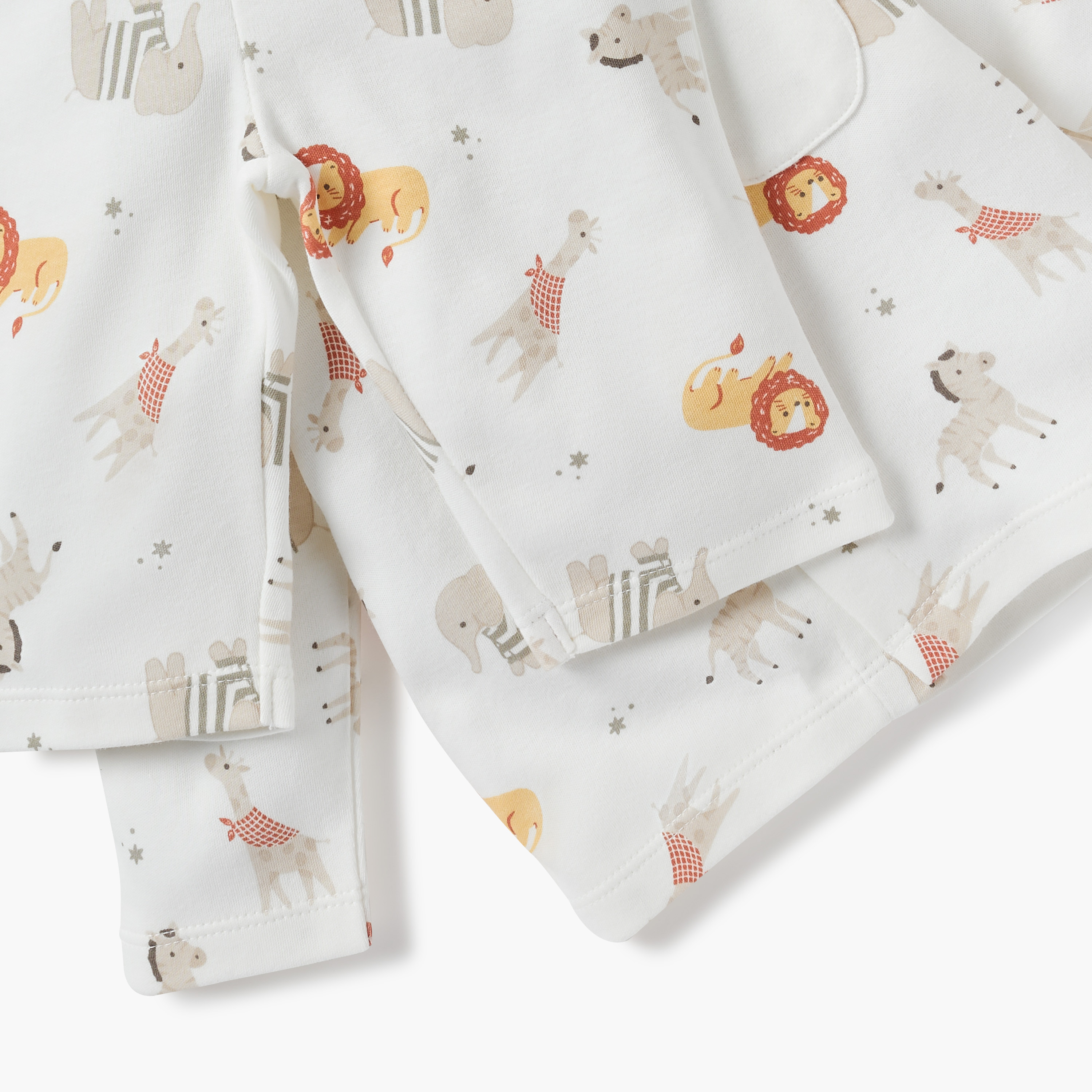 Juniors Animal Print Shirt and Pyjama Set-baby-boys-clothing-nightwear-pyjamasets-image-5