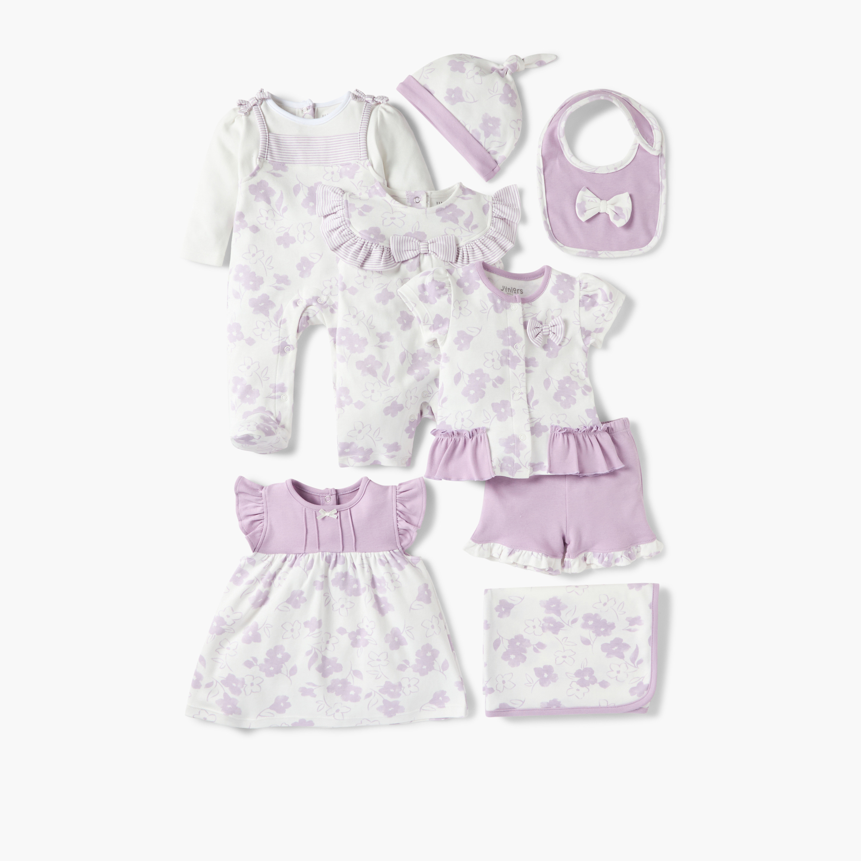 Juniors Floral Print Receiving Blanket-baby-nursery-blanketsandswaddles-receivingblankets-image-5