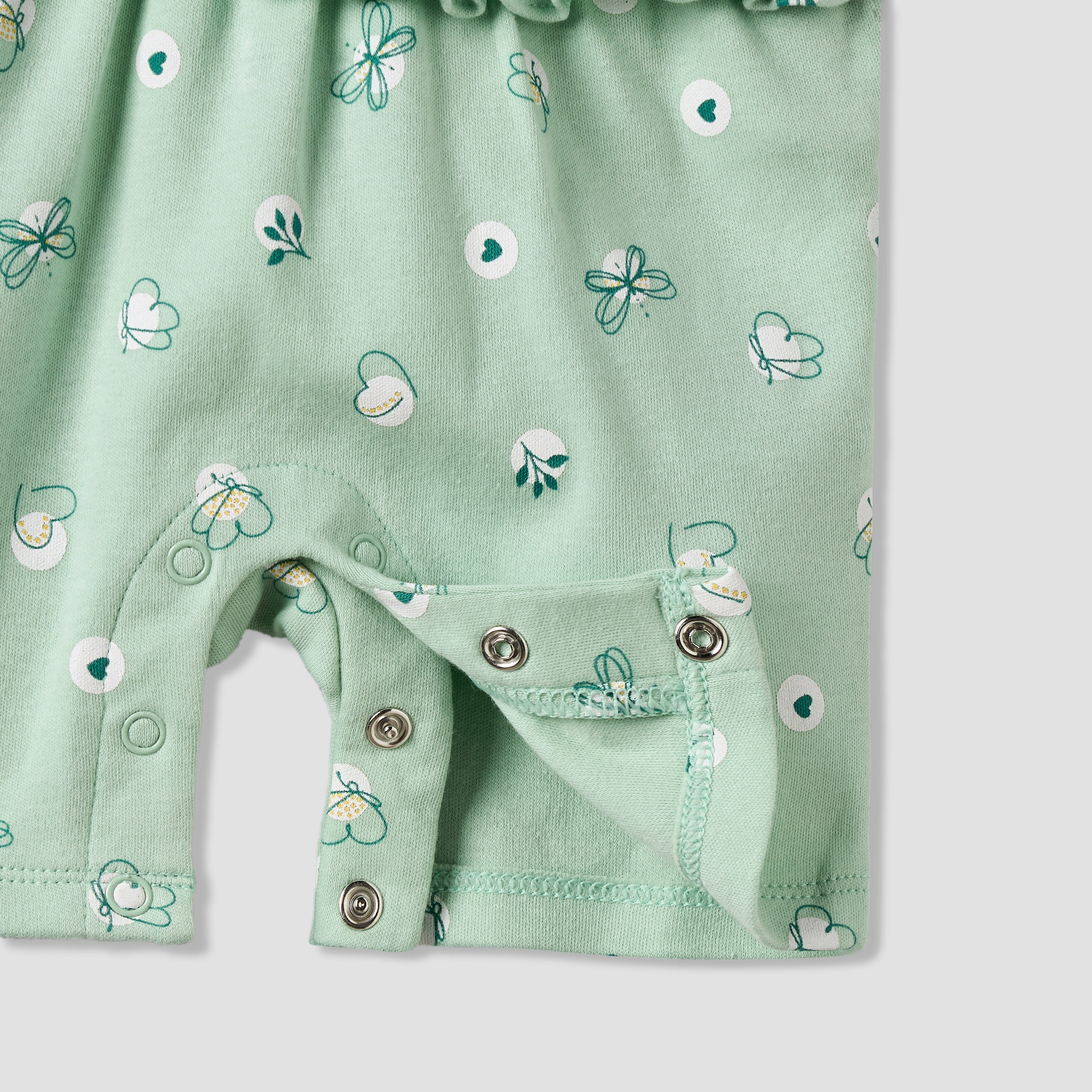 Juniors Round Neck Short Sleeves Top and Dungaree Set with Ruffles-baby-girls-clothing-setsandcoords-image-7