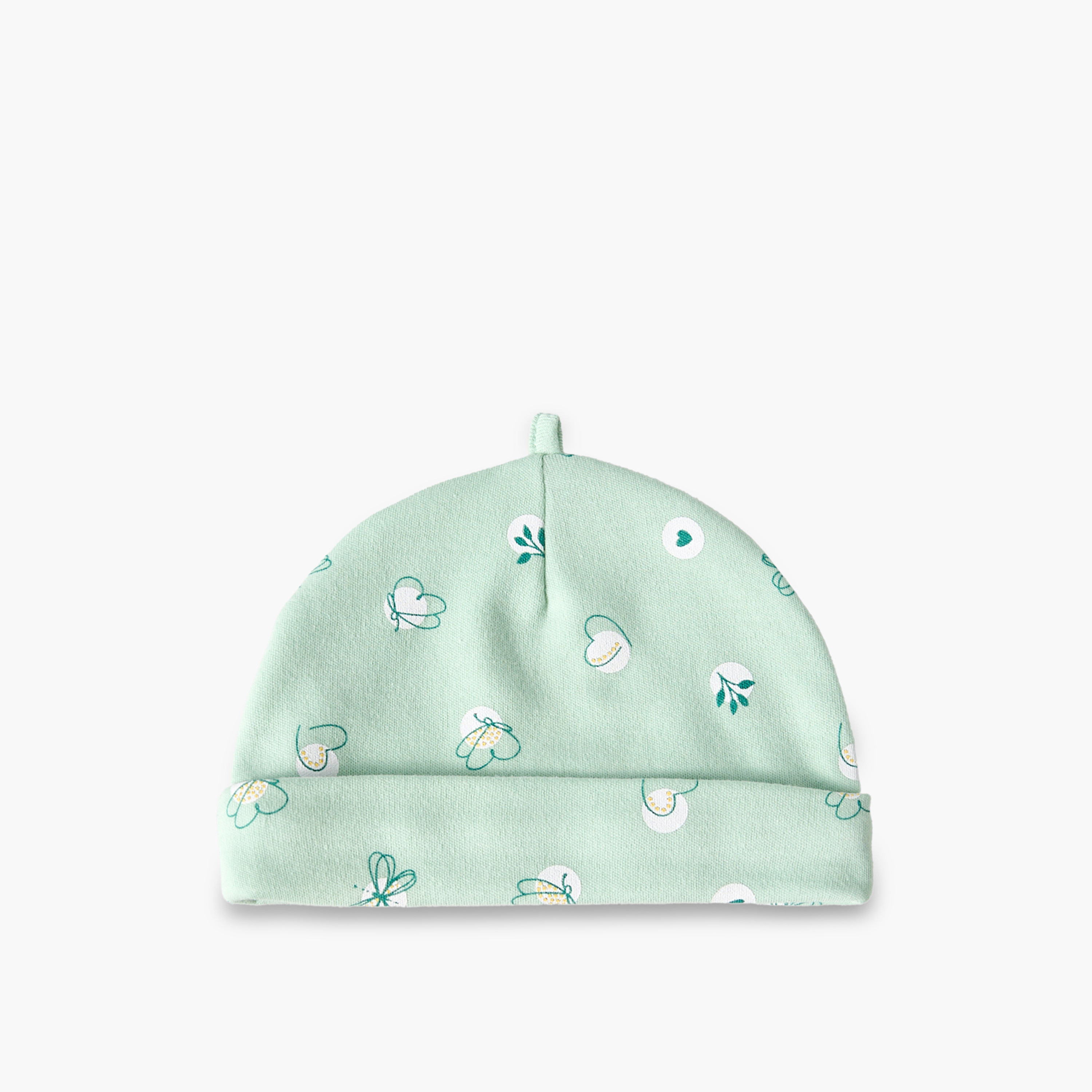 Pack of 2 Juniors Cap with Butterfly Print-baby-girls-accessories-caps-image-3