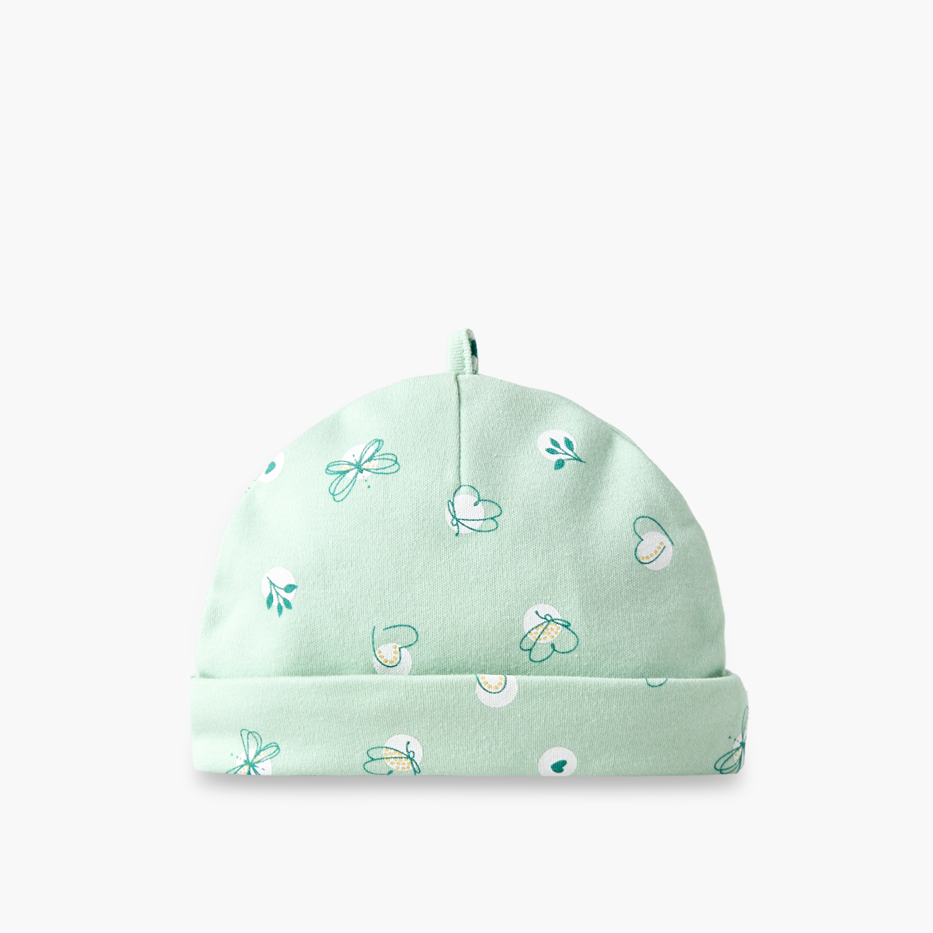 Pack of 2 Juniors Cap with Butterfly Print-baby-girls-accessories-caps-image-4