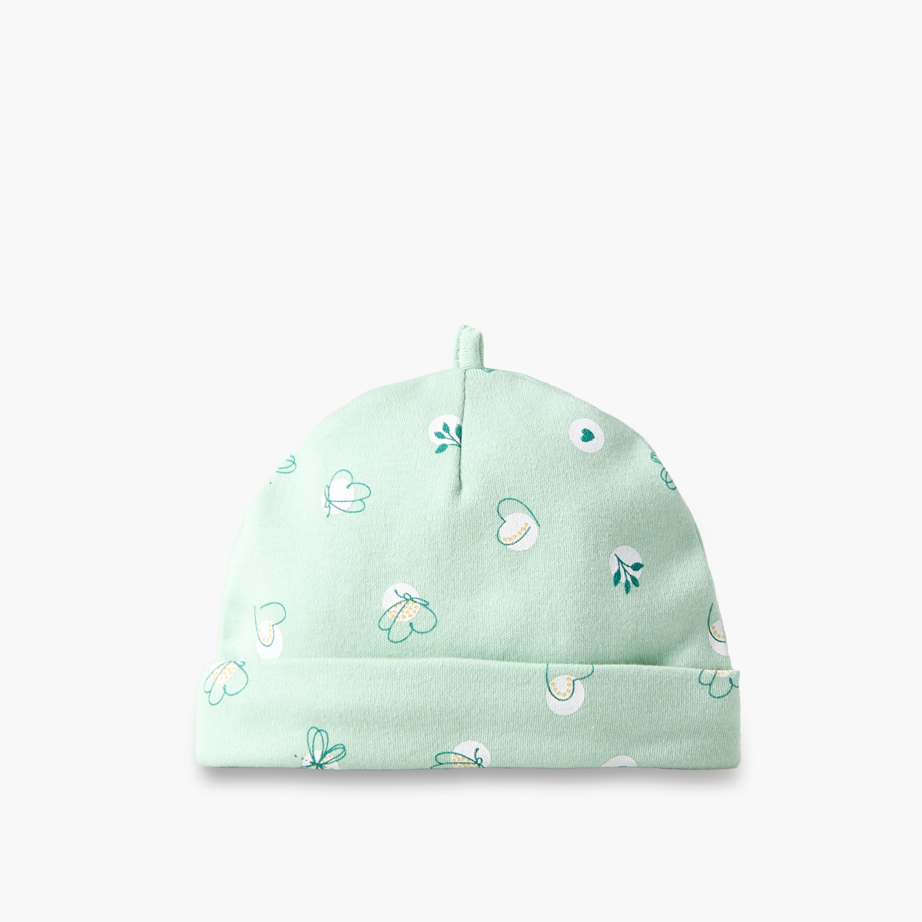 Pack of 2 Juniors Cap with Butterfly Print-baby-girls-accessories-caps-image-5