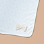 بطانية لحديثي الولادة بفيونكة وطبعات زهرية من جونيورز - 70x70 سم.-baby-nursery-blanketsandswaddles-receivingblankets-image-3