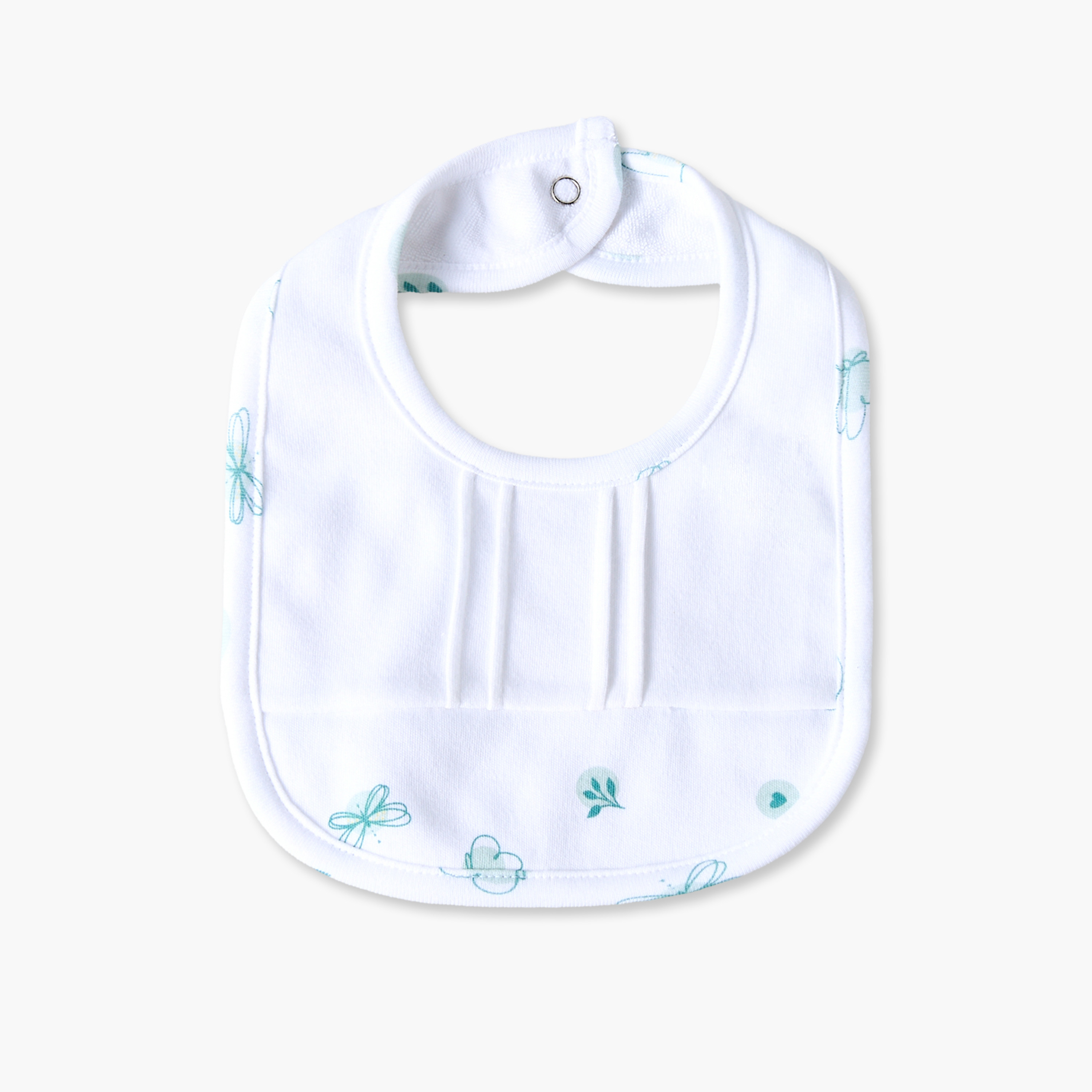 Pack of 2 Juniors Baby Bib with Butterfly Print-baby-feeding-bibs-image-3