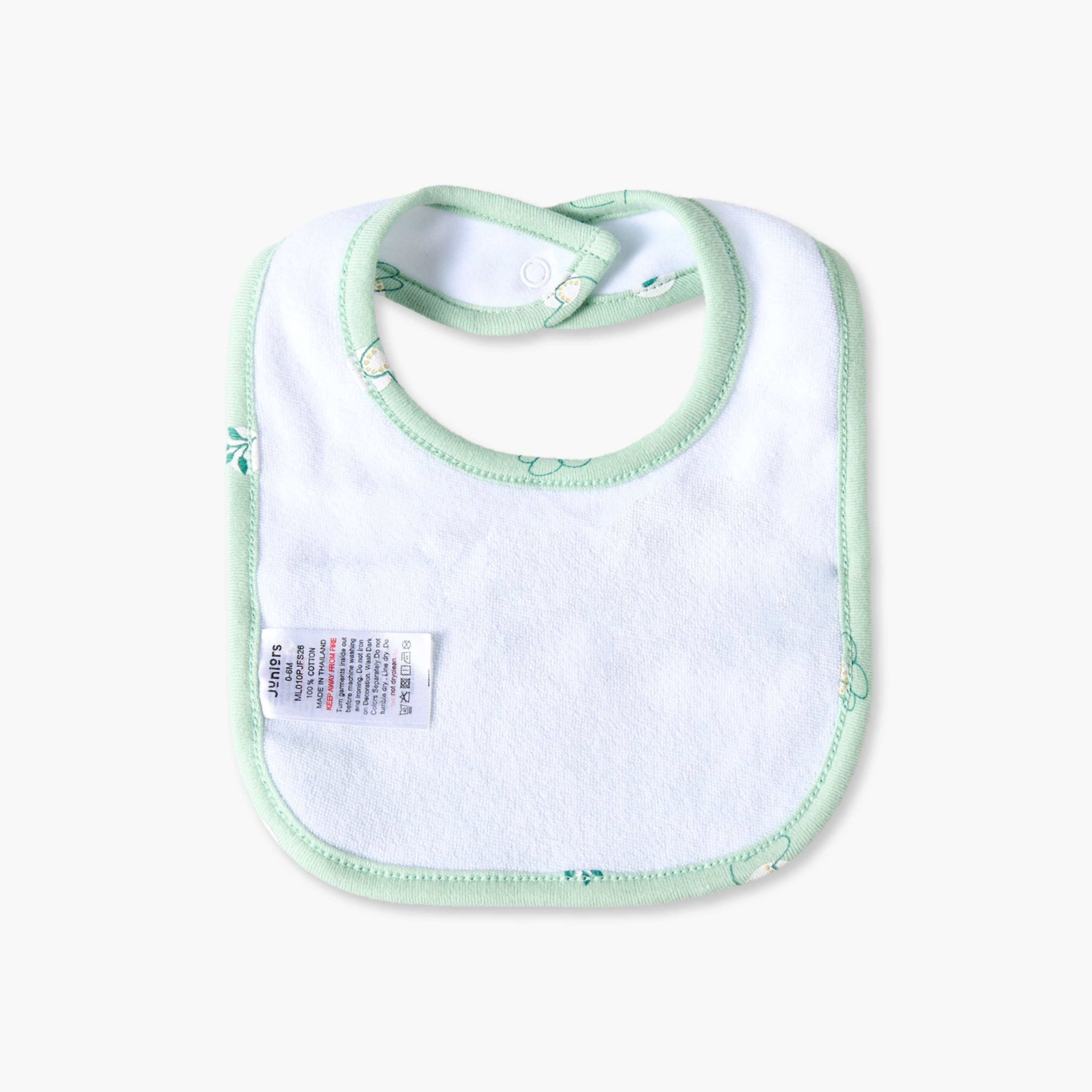 Pack of 2 Juniors Baby Bib with Butterfly Print-baby-feeding-bibs-image-4