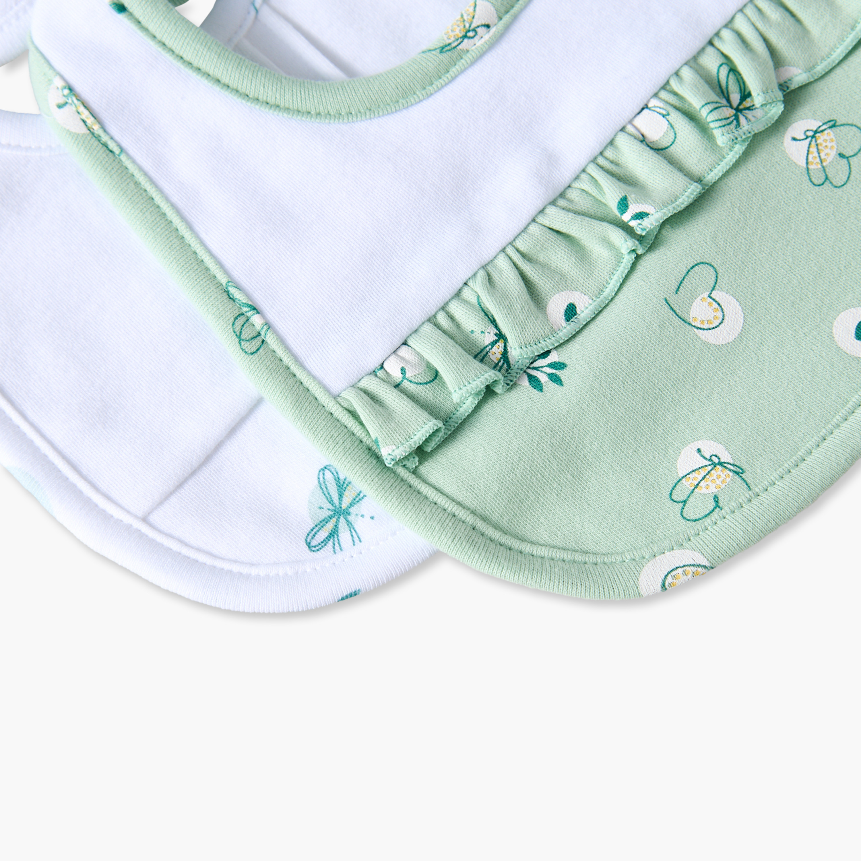Pack of 2 Juniors Baby Bib with Butterfly Print-baby-feeding-bibs-image-6