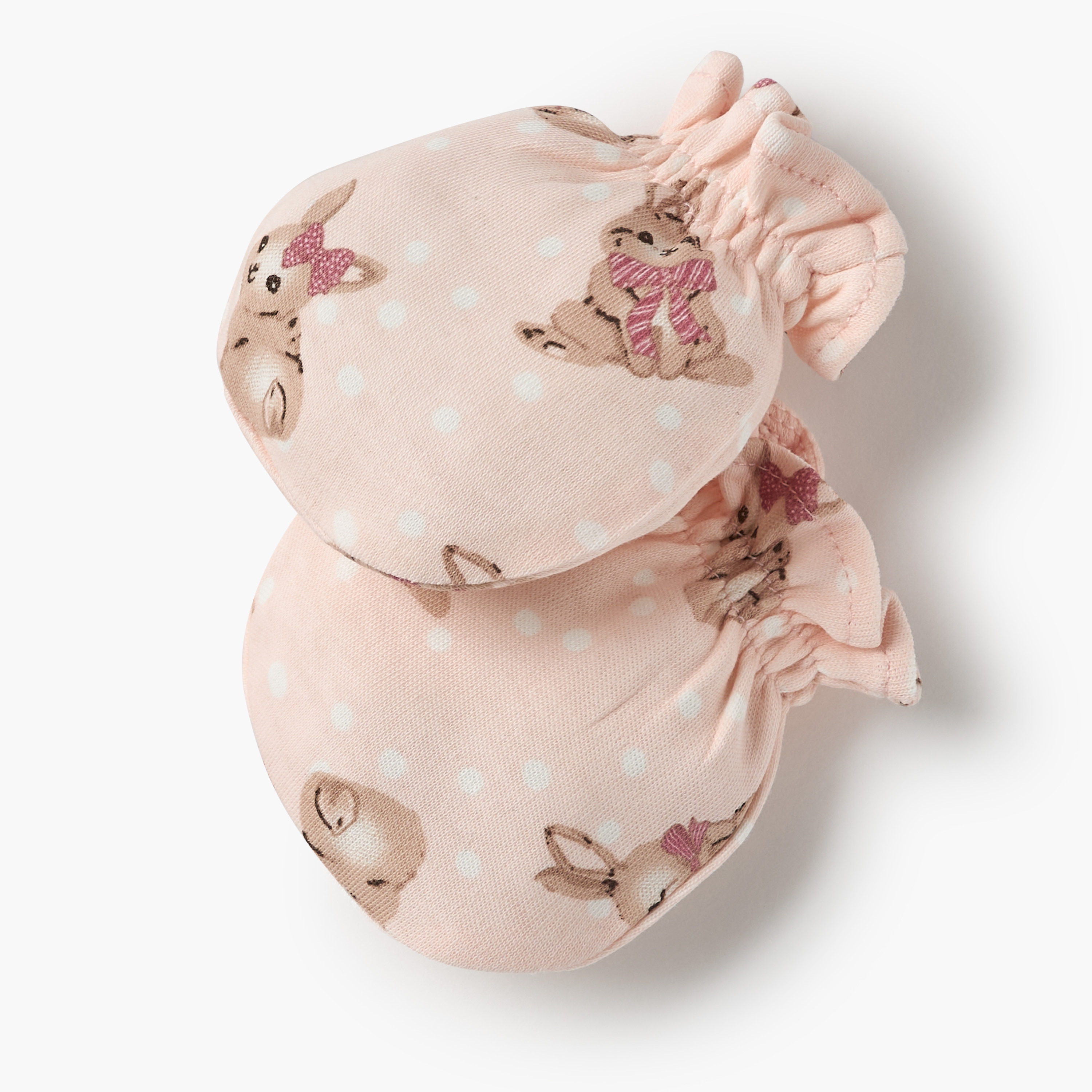 Juniors Bunny Print Mittens-baby-girls-accessories-mittens-image-3