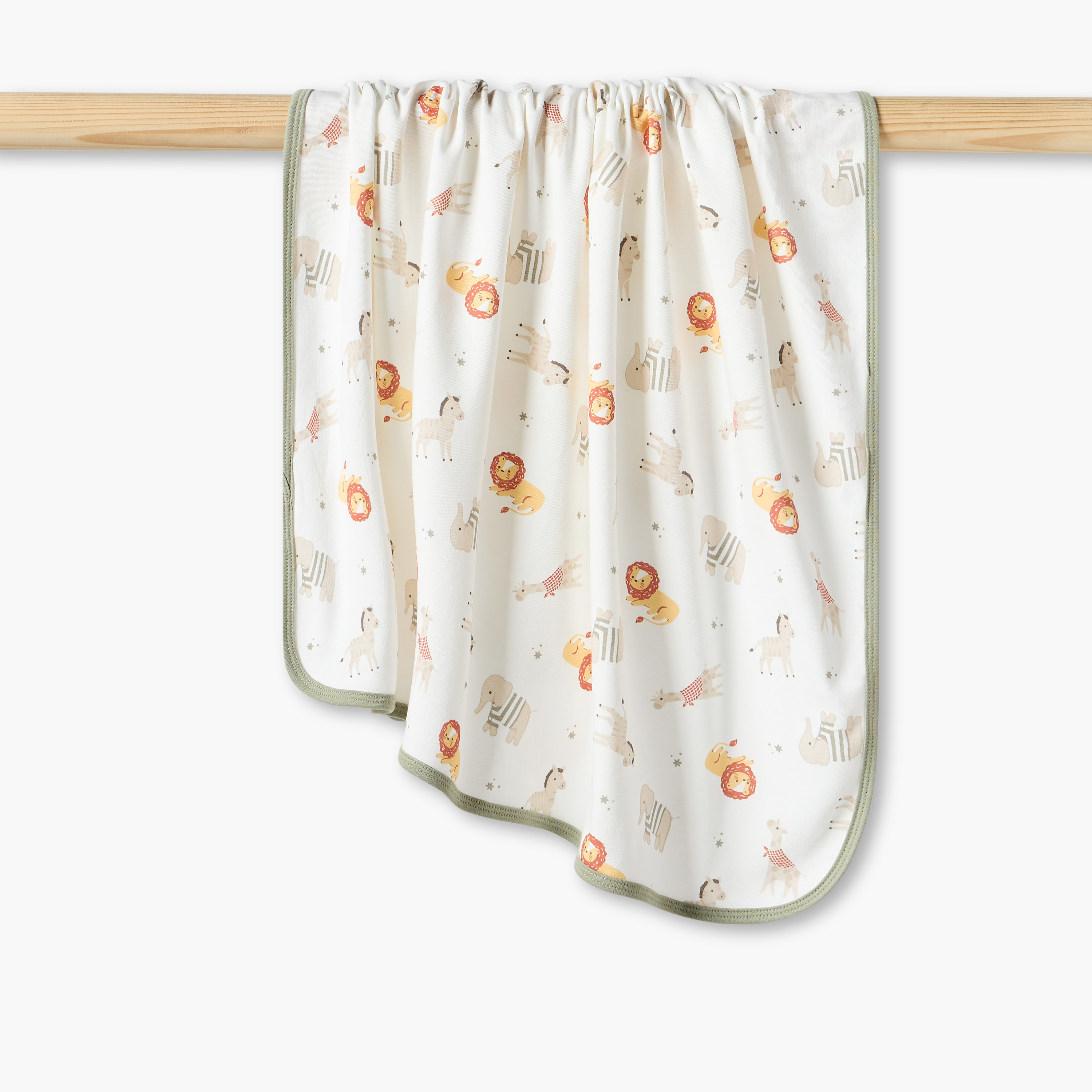 Juniors Animal Print Receiving Blanket-baby-nursery-blanketsandswaddles-receivingblankets-image-1