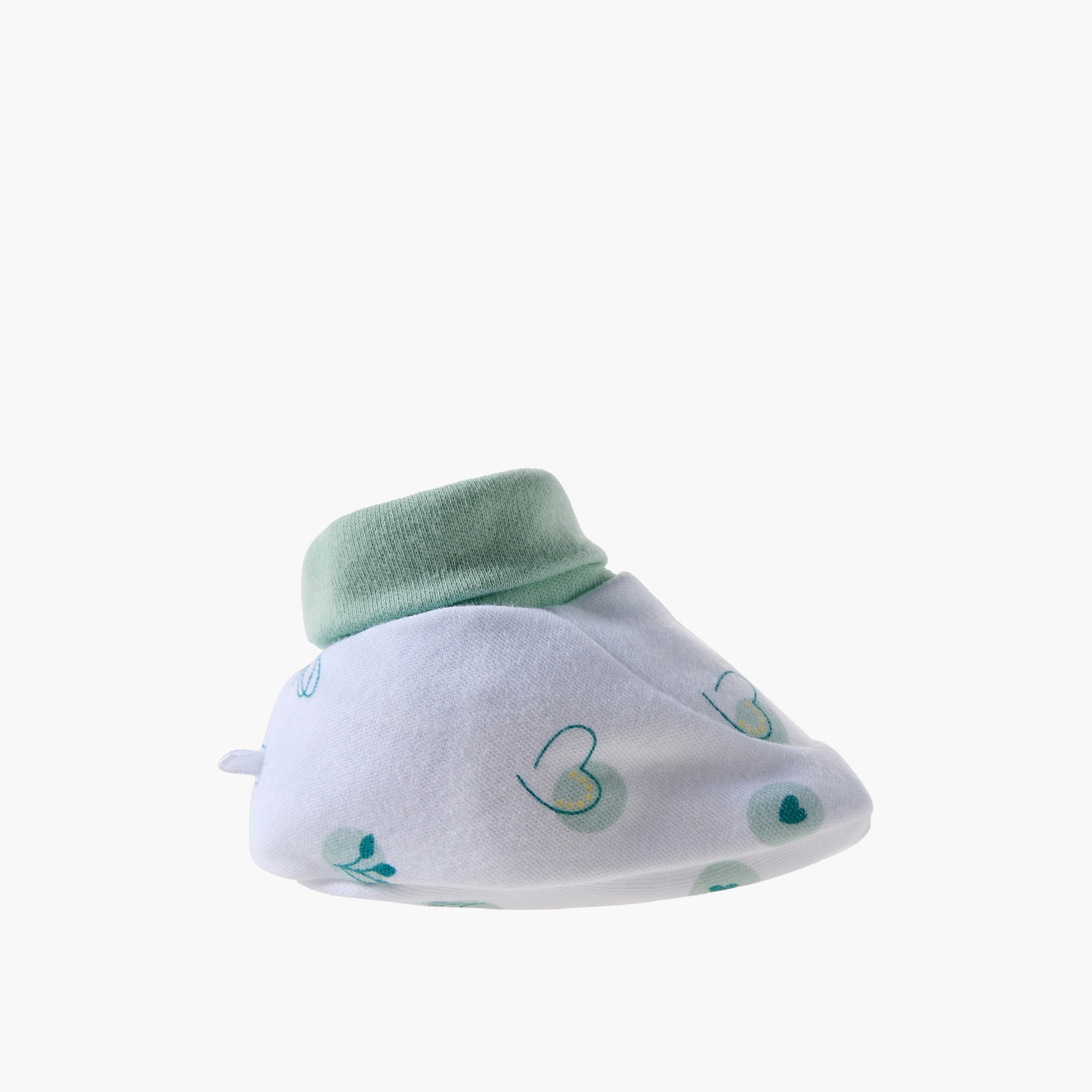 Juniors Booties with Butterfly Print-baby-girls-shoes-booties-image-3
