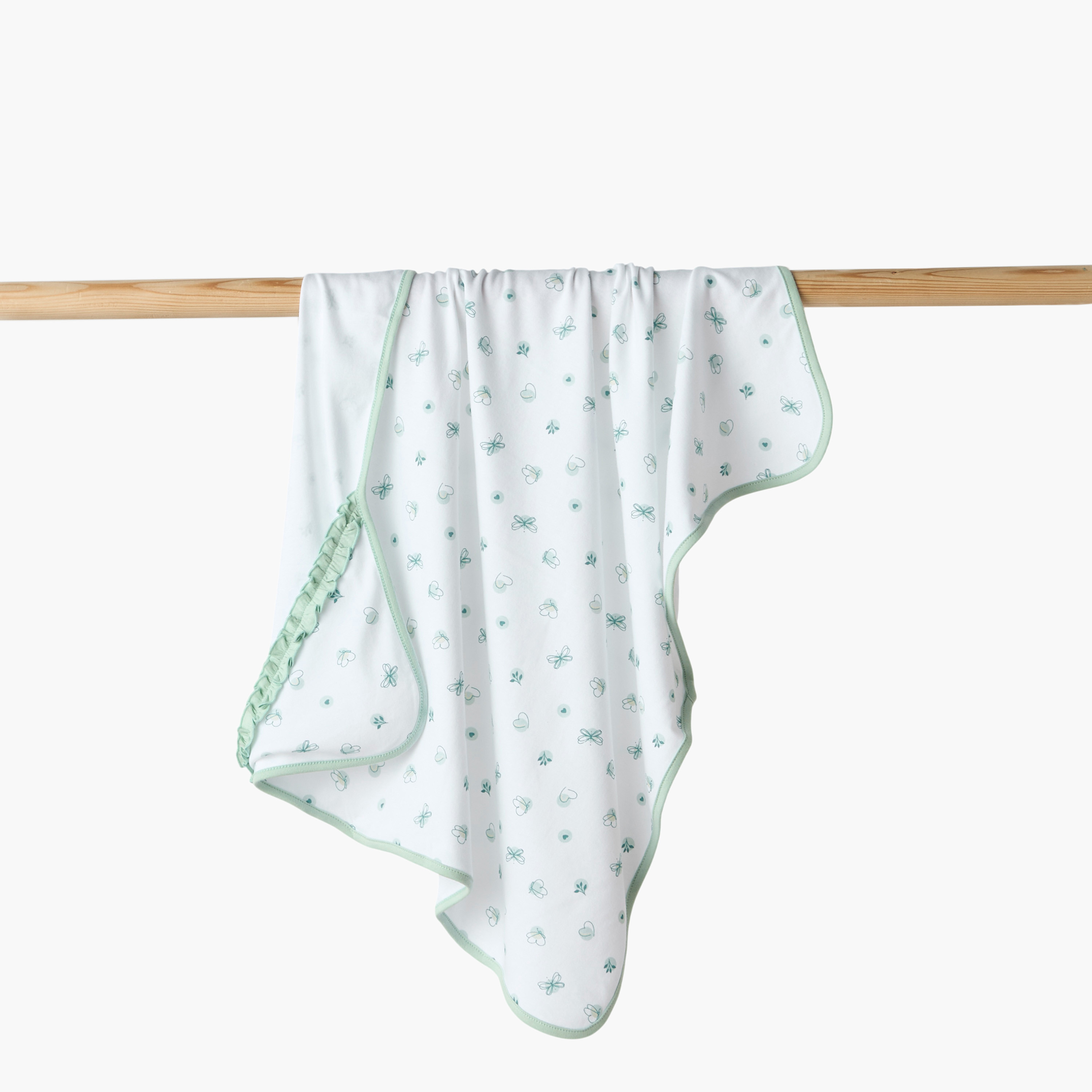 Juniors Receiving Blanket with Butterfly Print-baby-nursery-blanketsandswaddles-receivingblankets-image-1