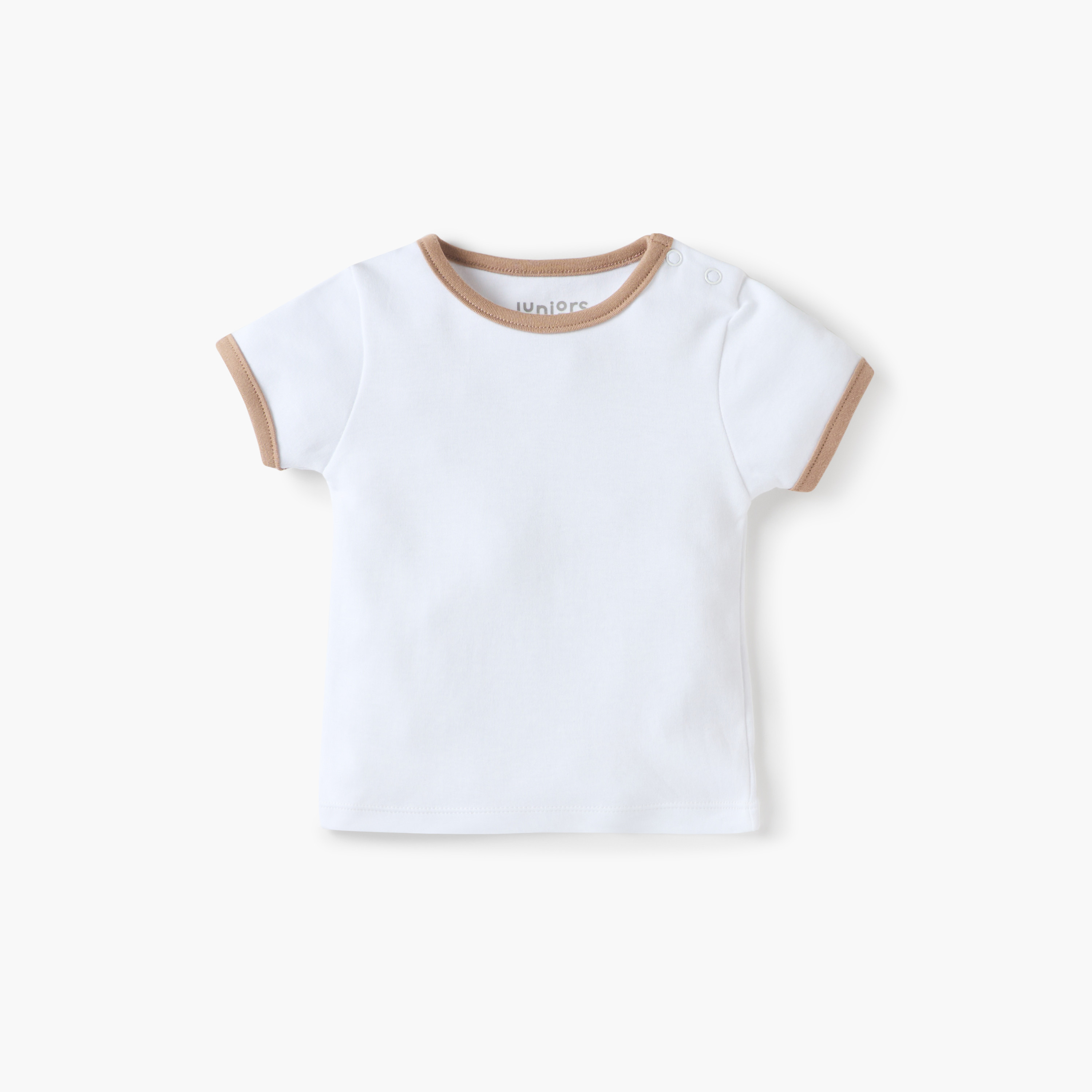 طقم دنغري بطبعات سيارة وتيشيرت سادة من جونيورز-baby-boys-clothing-rompers-image-4