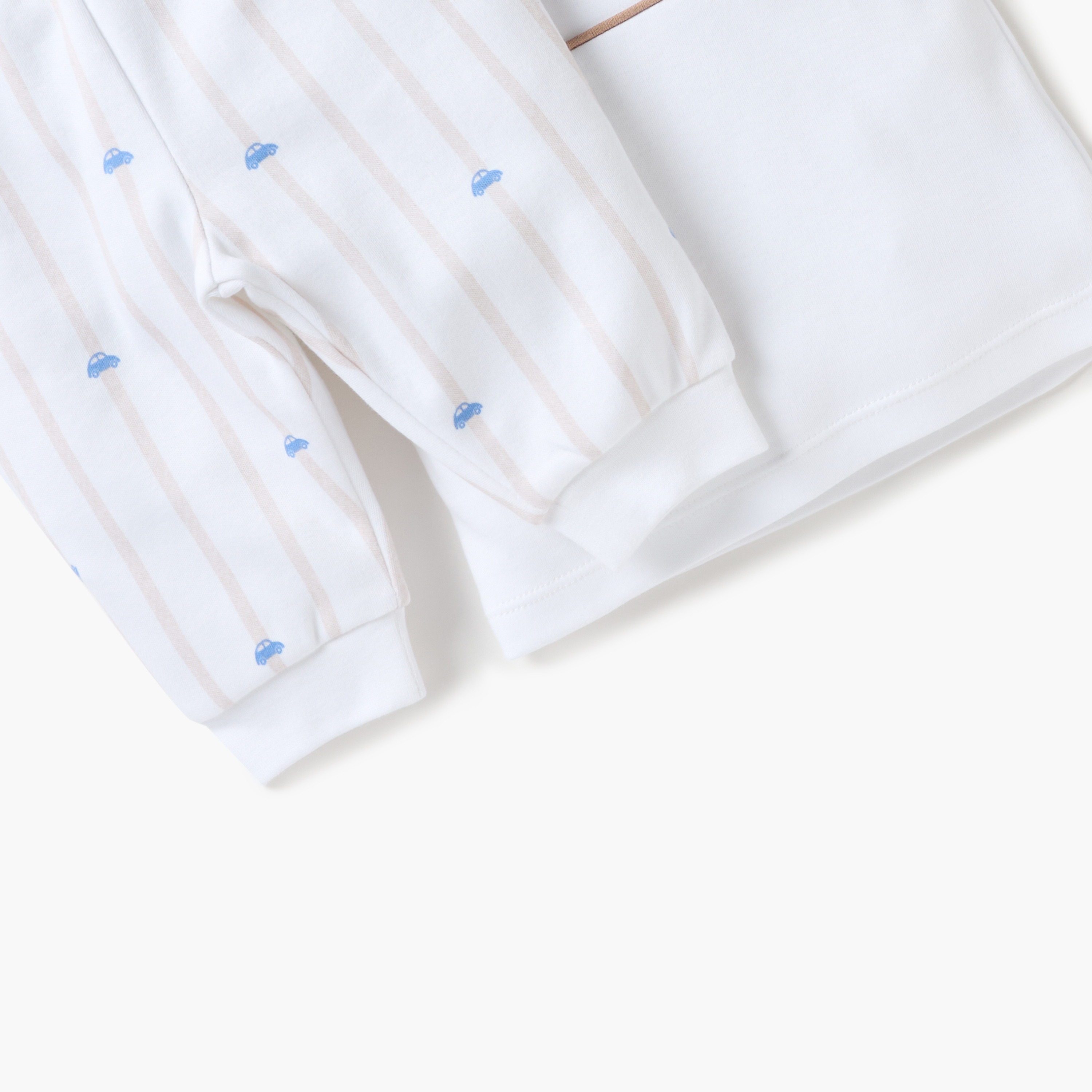 Juniors Car Print T-shirt and Pyjama Set-baby-boys-clothing-nightwear-pyjamasets-image-5