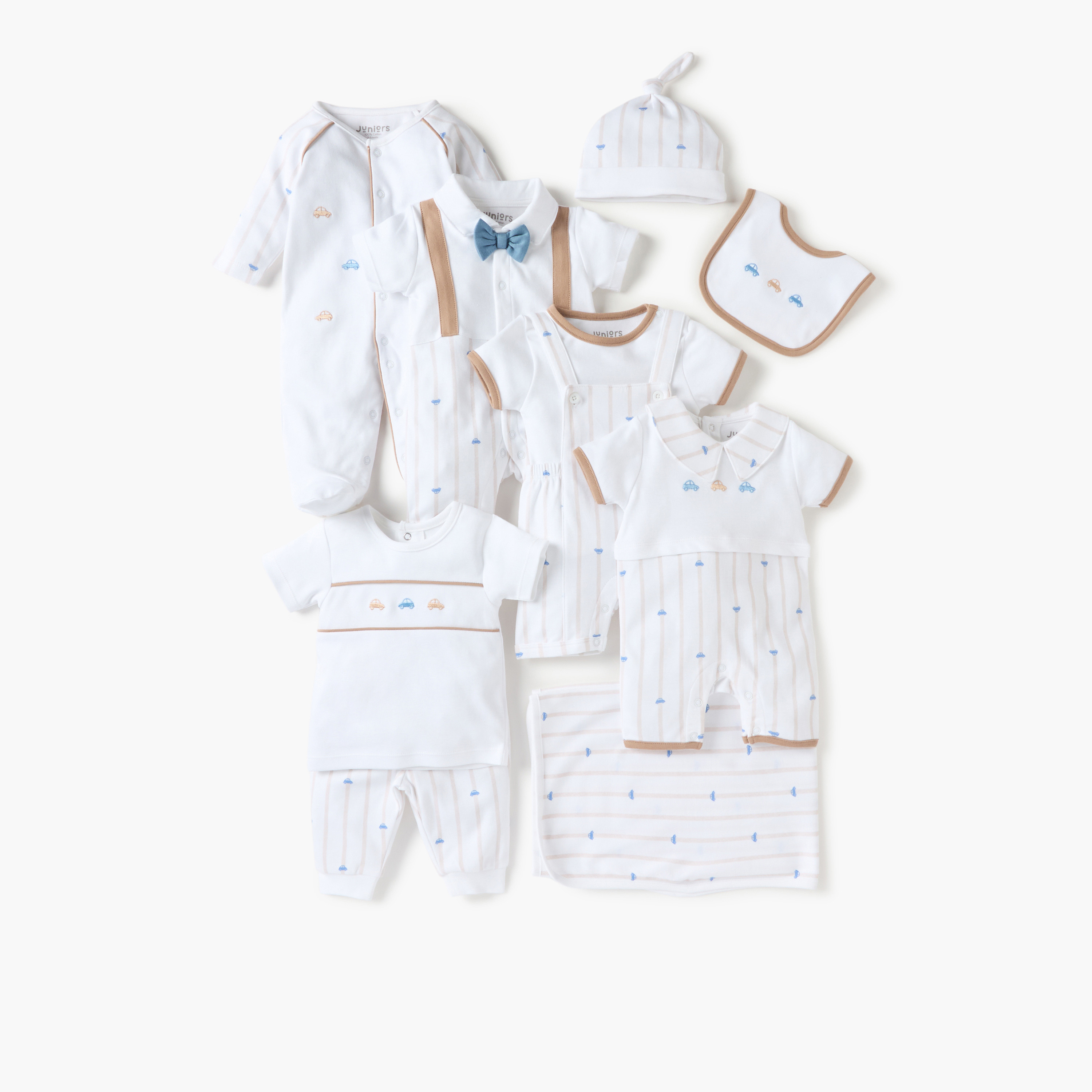 Juniors Car Print T-shirt and Pyjama Set-baby-boys-clothing-nightwear-pyjamasets-image-6