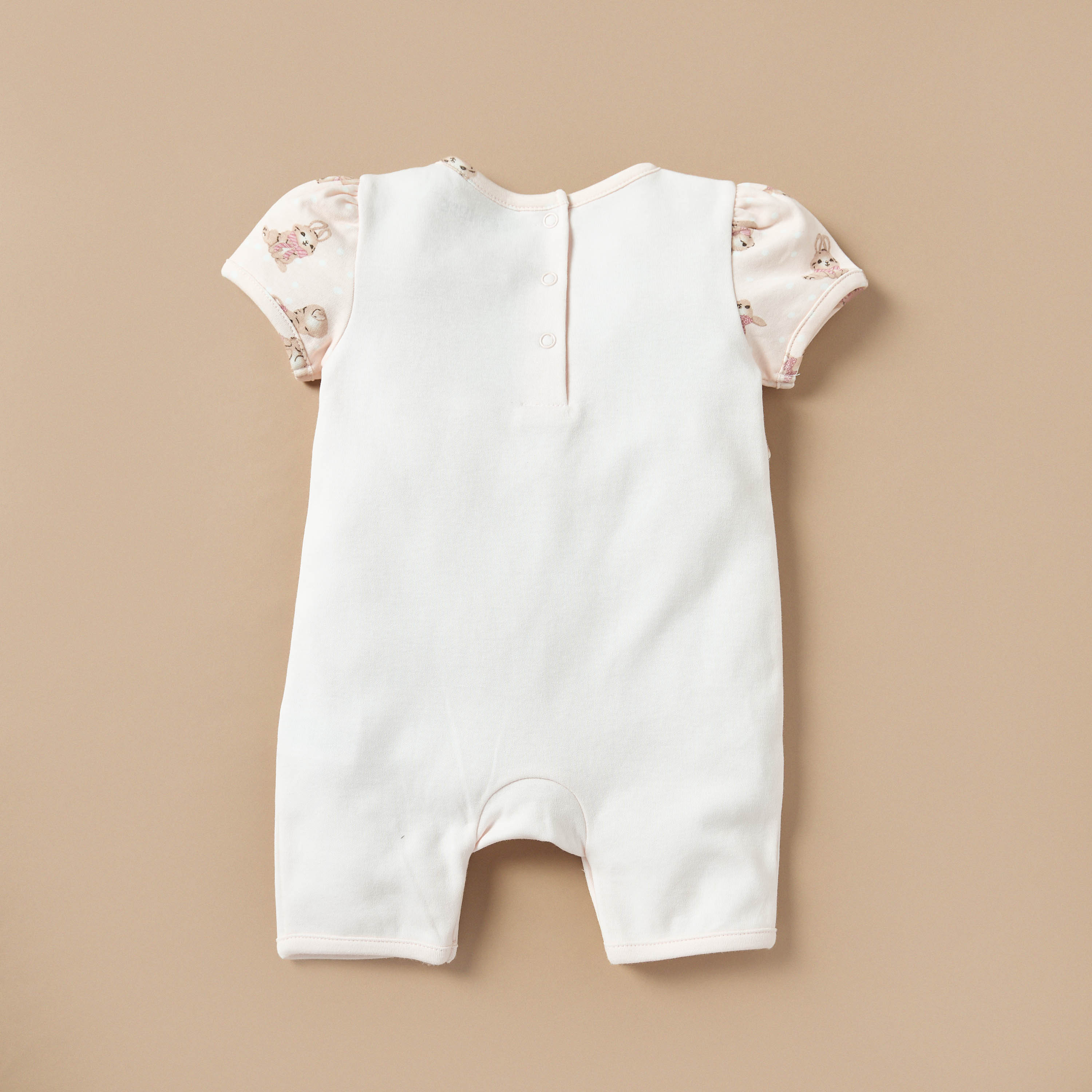 أفرول بأزرار إغلاق وطبعات أرنب من جونيورز-baby-girls-clothing-rompers-image-2