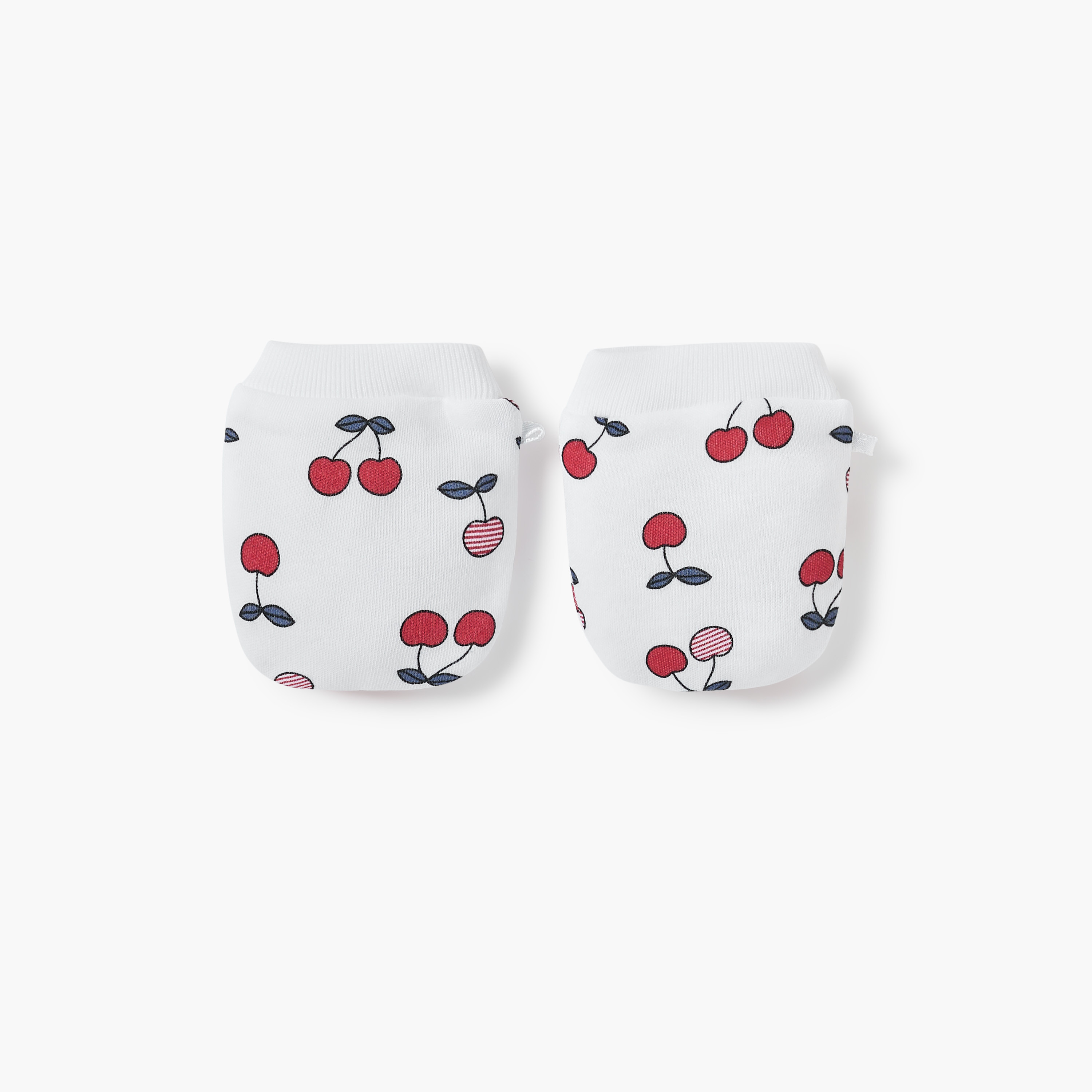Juniors Cherry Print Mittens-baby-girls-accessories-mittens-image-1