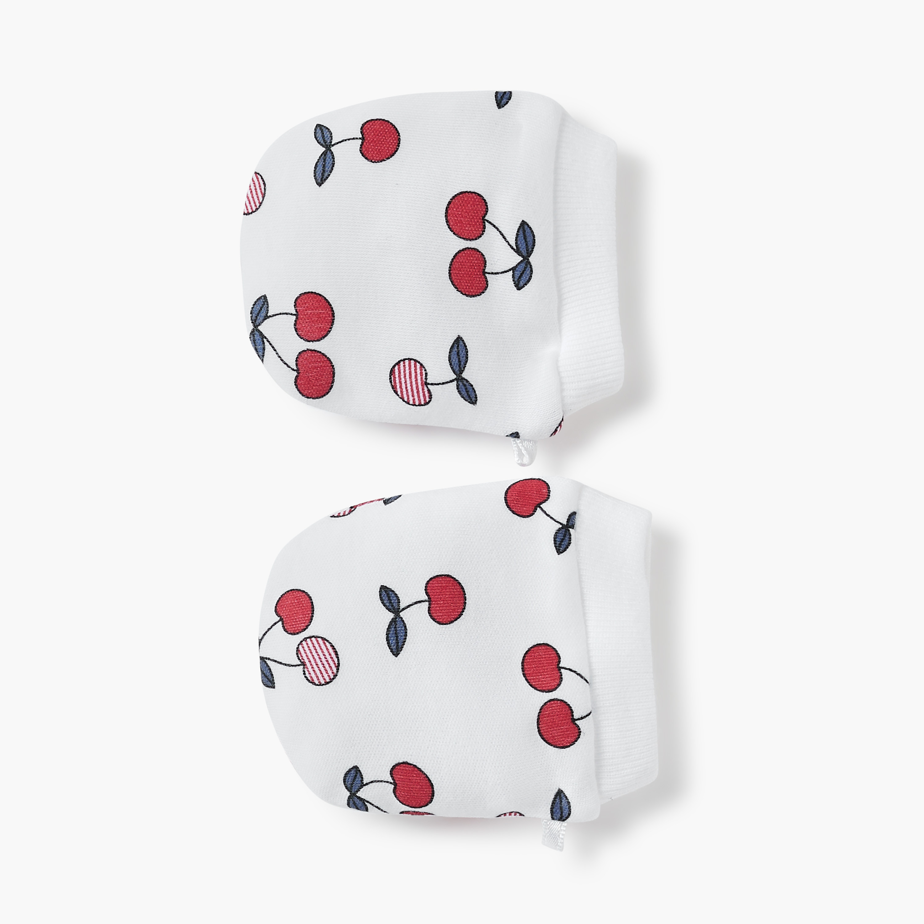 Juniors Cherry Print Mittens-baby-girls-accessories-mittens-image-2