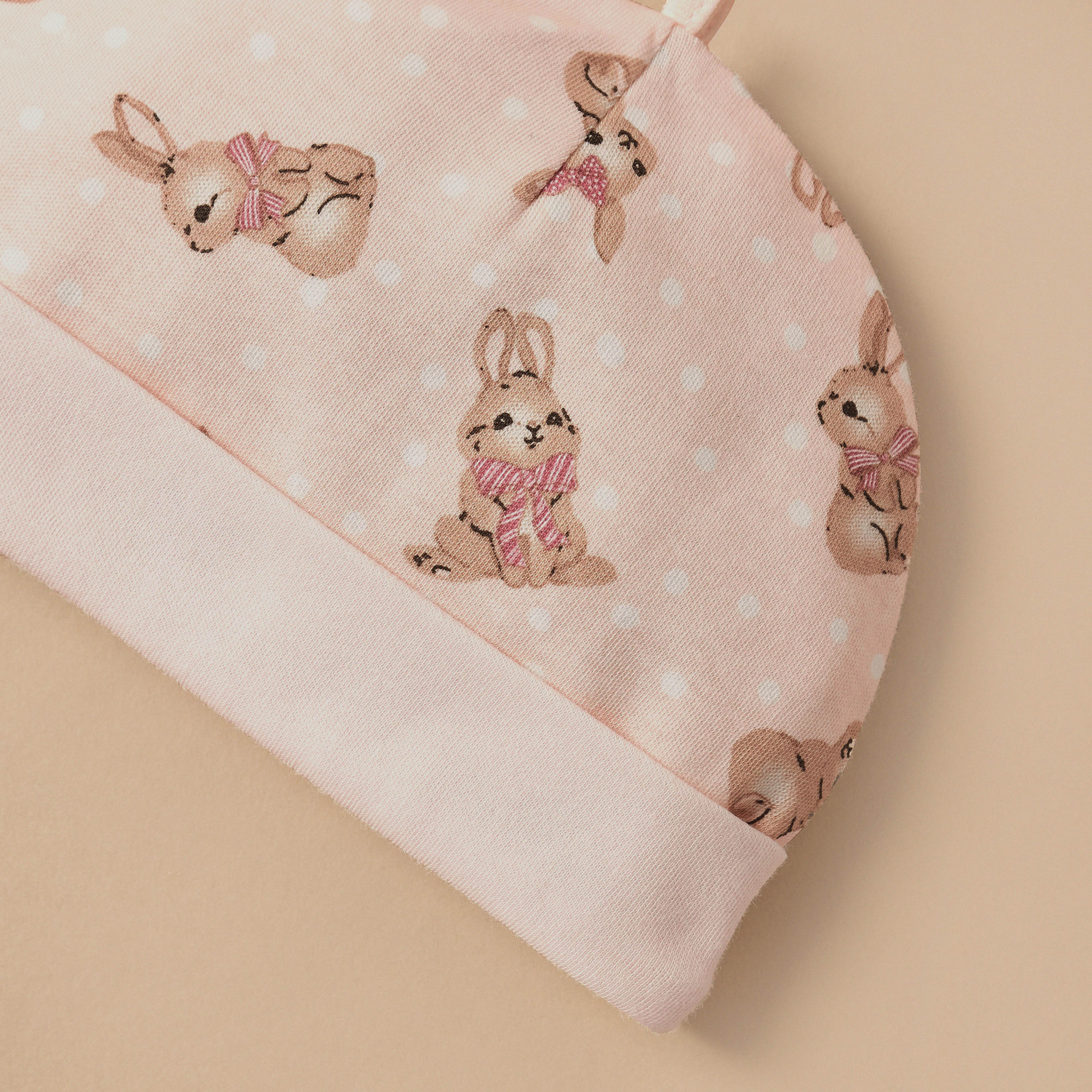 قبعة بيني بطبعات أرنب من جونيورز-baby-girls-accessories-caps-image-2