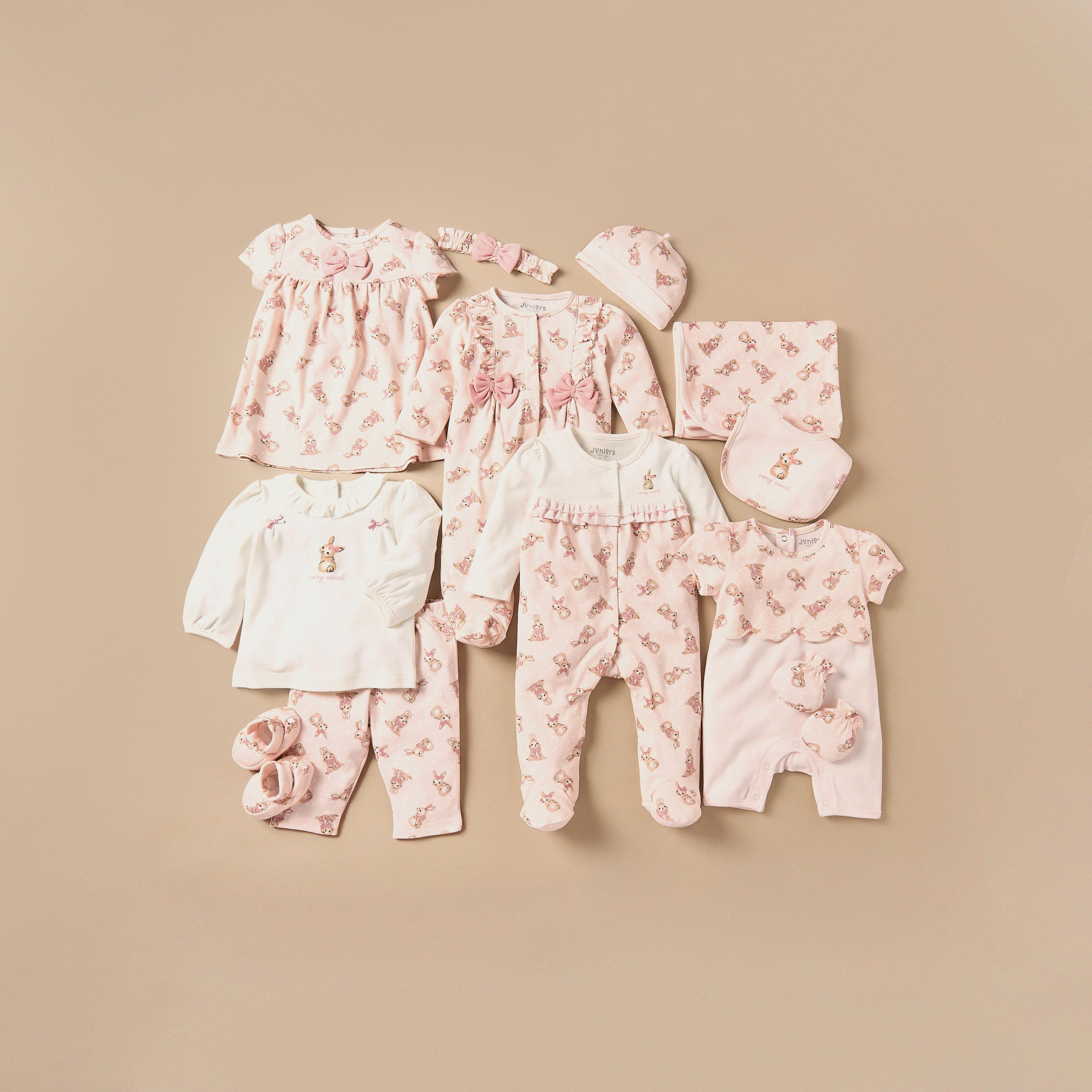 قبعة بيني بطبعات أرنب من جونيورز-baby-girls-accessories-caps-image-5