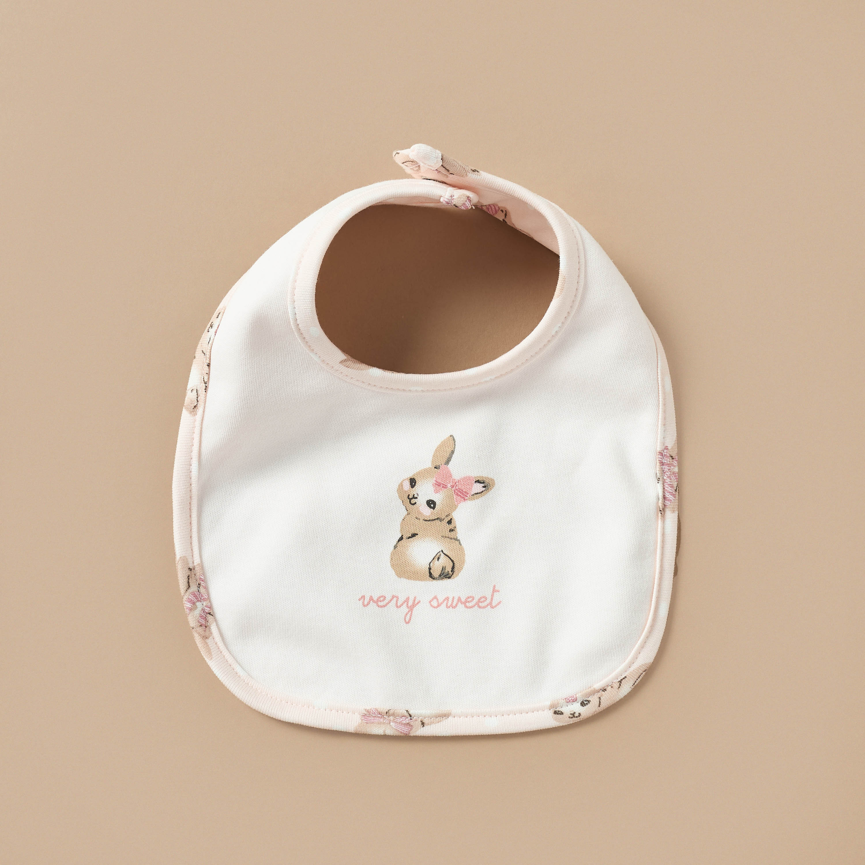 Juniors Bunny Print Bib-baby-feeding-bibs-image-3