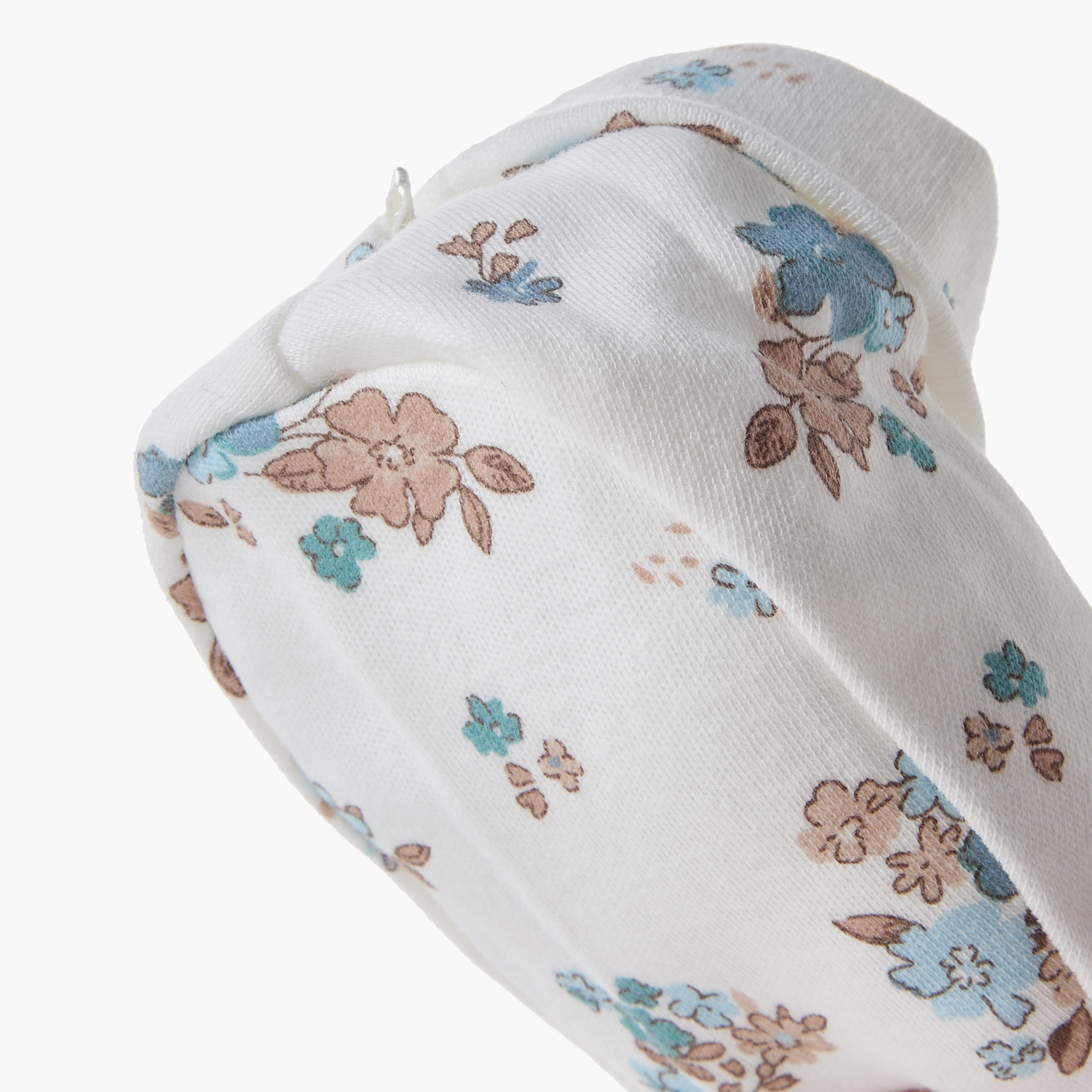 Juniors Booties with Floral Print-baby-girls-shoes-booties-image-5