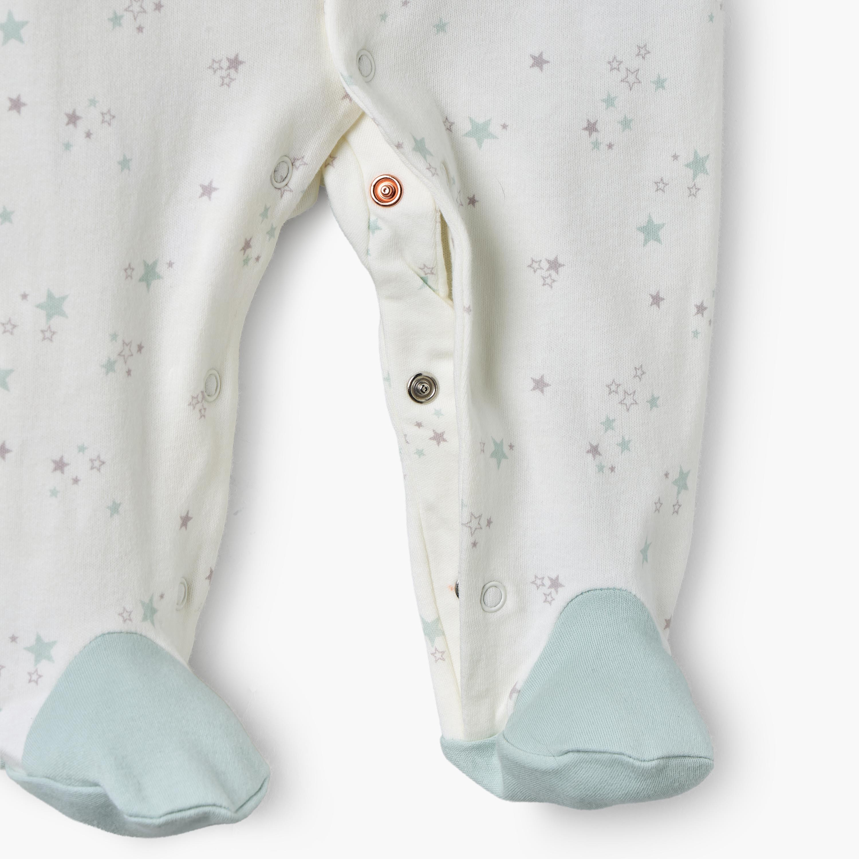 بدلة نوم قطن برقبة ضيقة وأكمام طويلة وطبعات من جونيورز-baby-girls-clothing-nightwear-sleepsuits-image-5