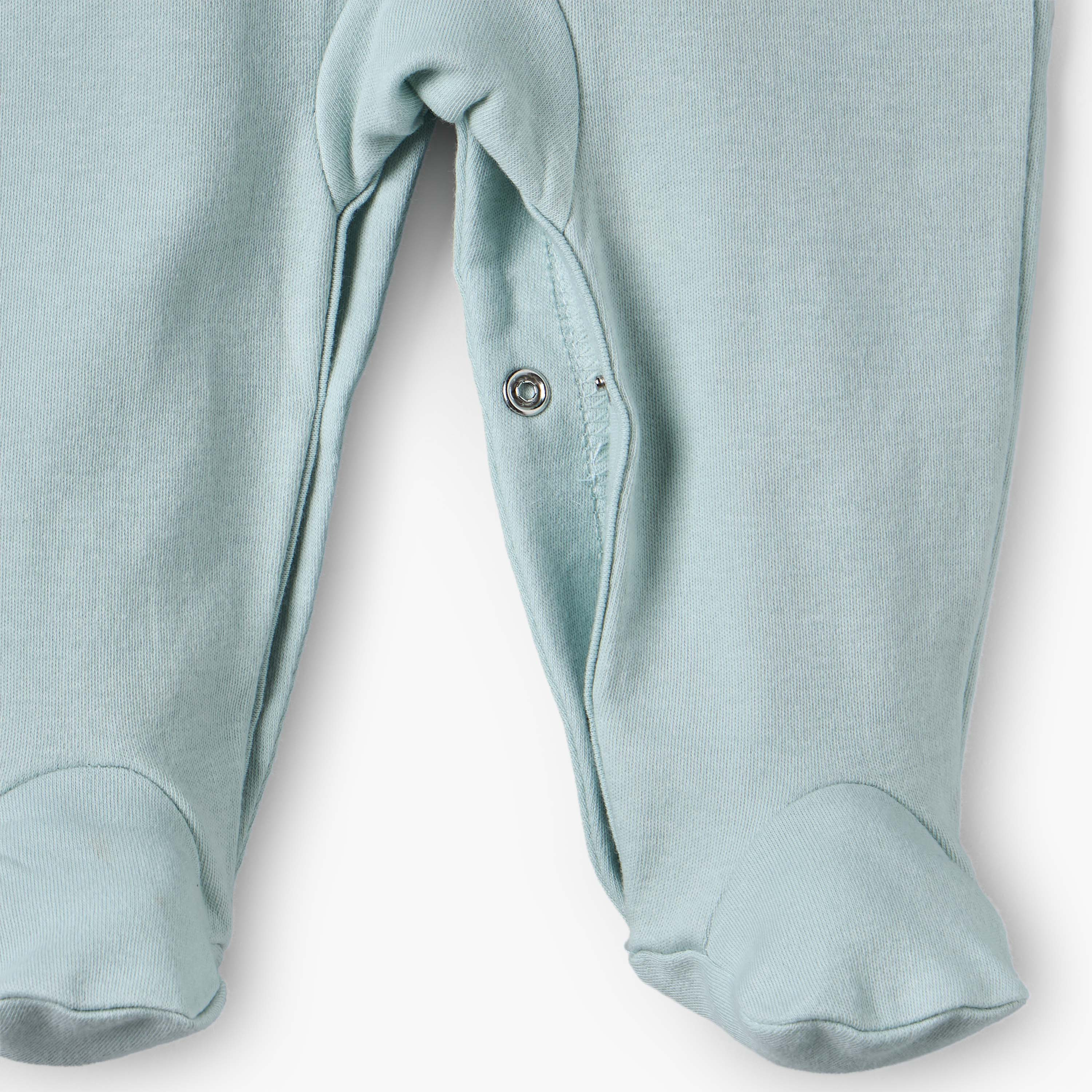 بدلة نوم قطن بياقة عادية وأكمام طويلة وأزرار إغلاق كباسة من جونيورز-baby-girls-clothing-nightwear-sleepsuits-image-5