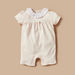 Juniors Solid Romper with Ruffled Neck and Button Closure-Rompers%2C Dungarees and Jumpsuits-thumbnailMobile-0