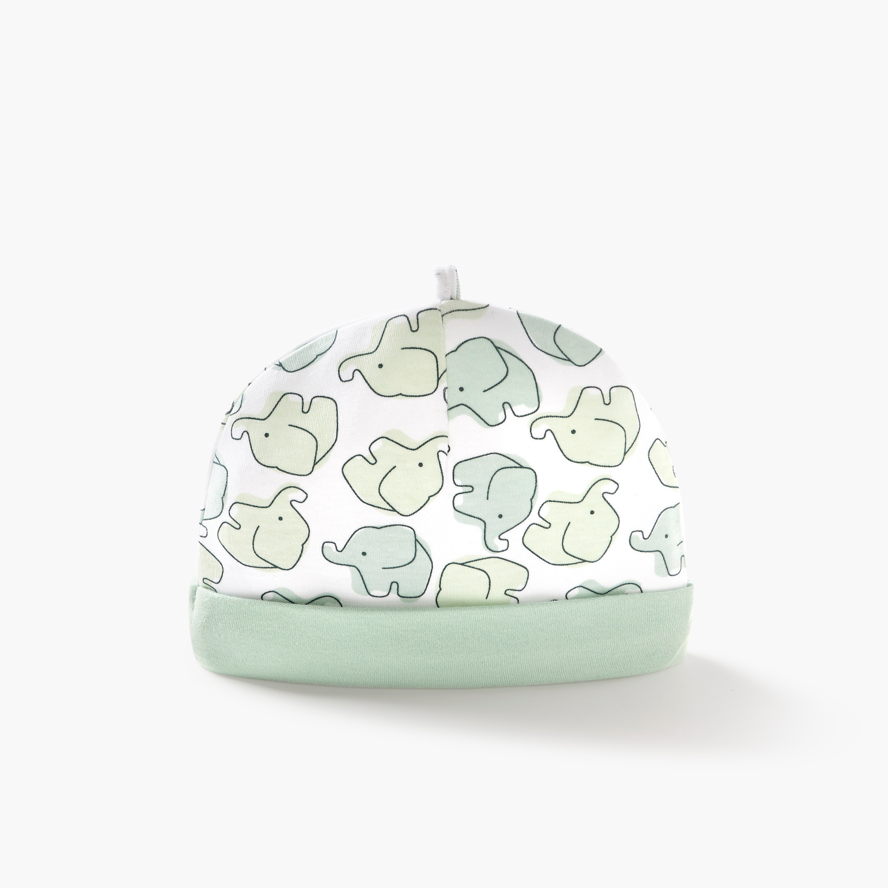 Juniors Printed Beanie Cap - Set of 2-baby-boys-accessories-caps-image-2