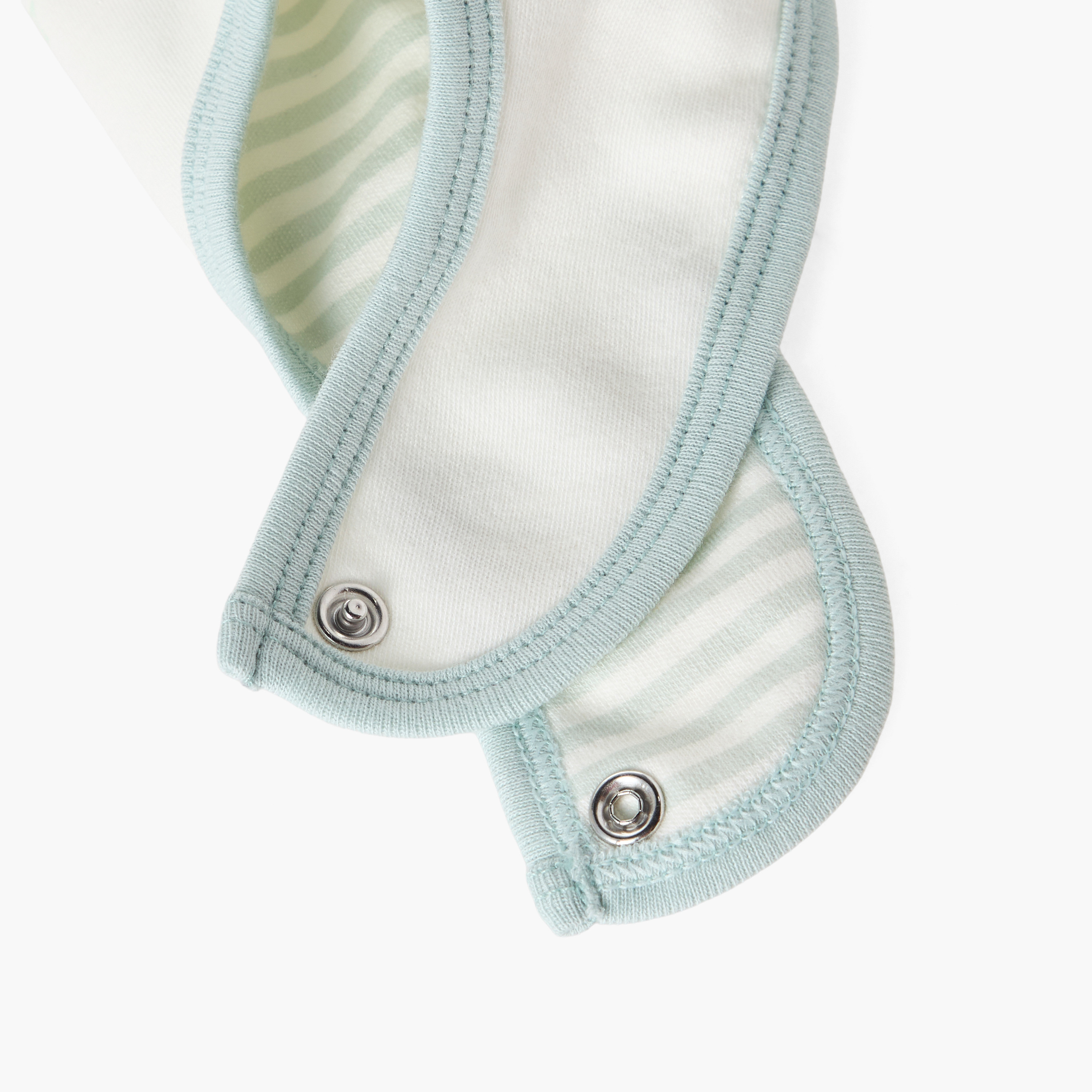 مريلة أطفال بزر إغلاق كبس من جونيورز-baby-feeding-bibs-image-4