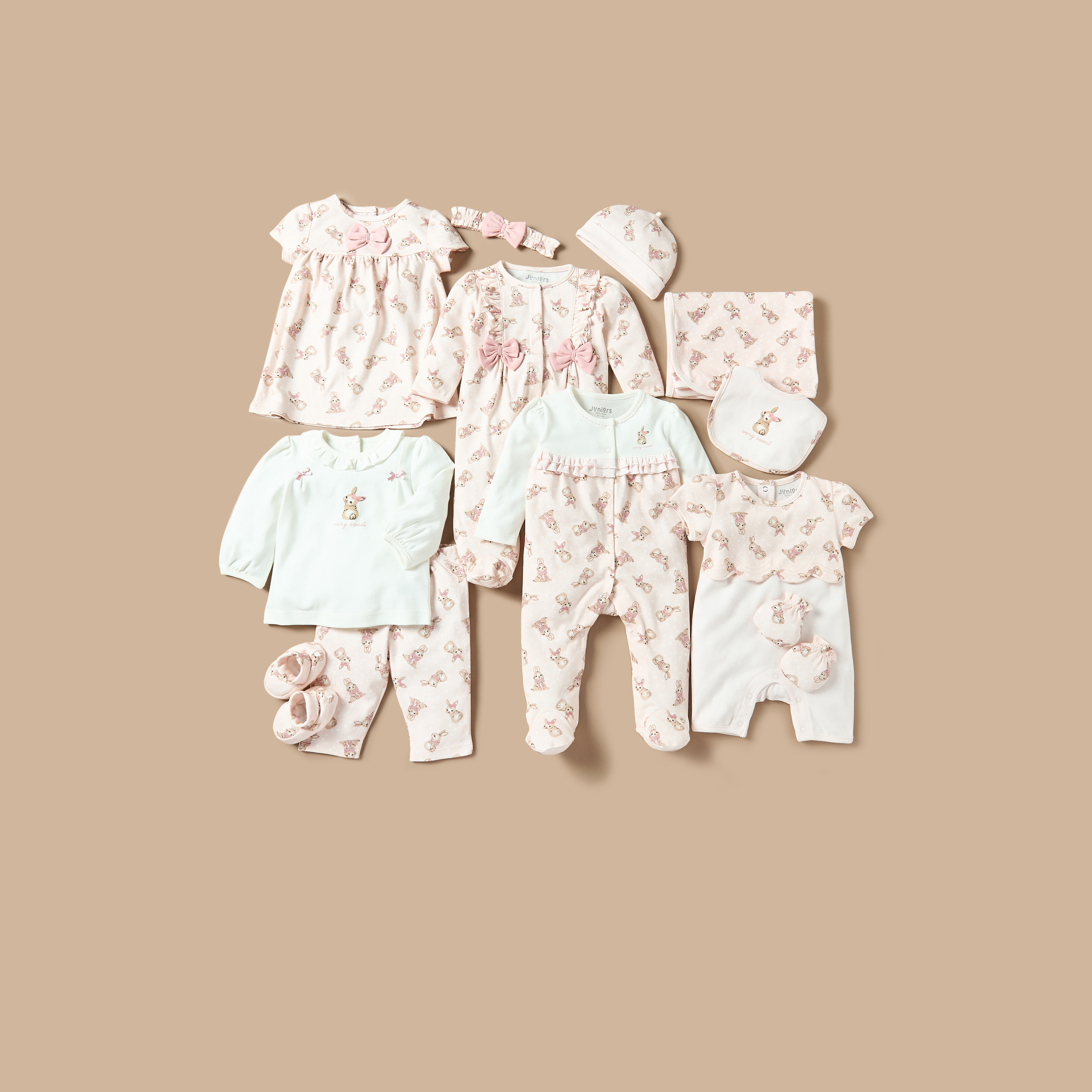 Juniors All-Over Bunny Print Booties-baby-girls-shoes-booties-image-6