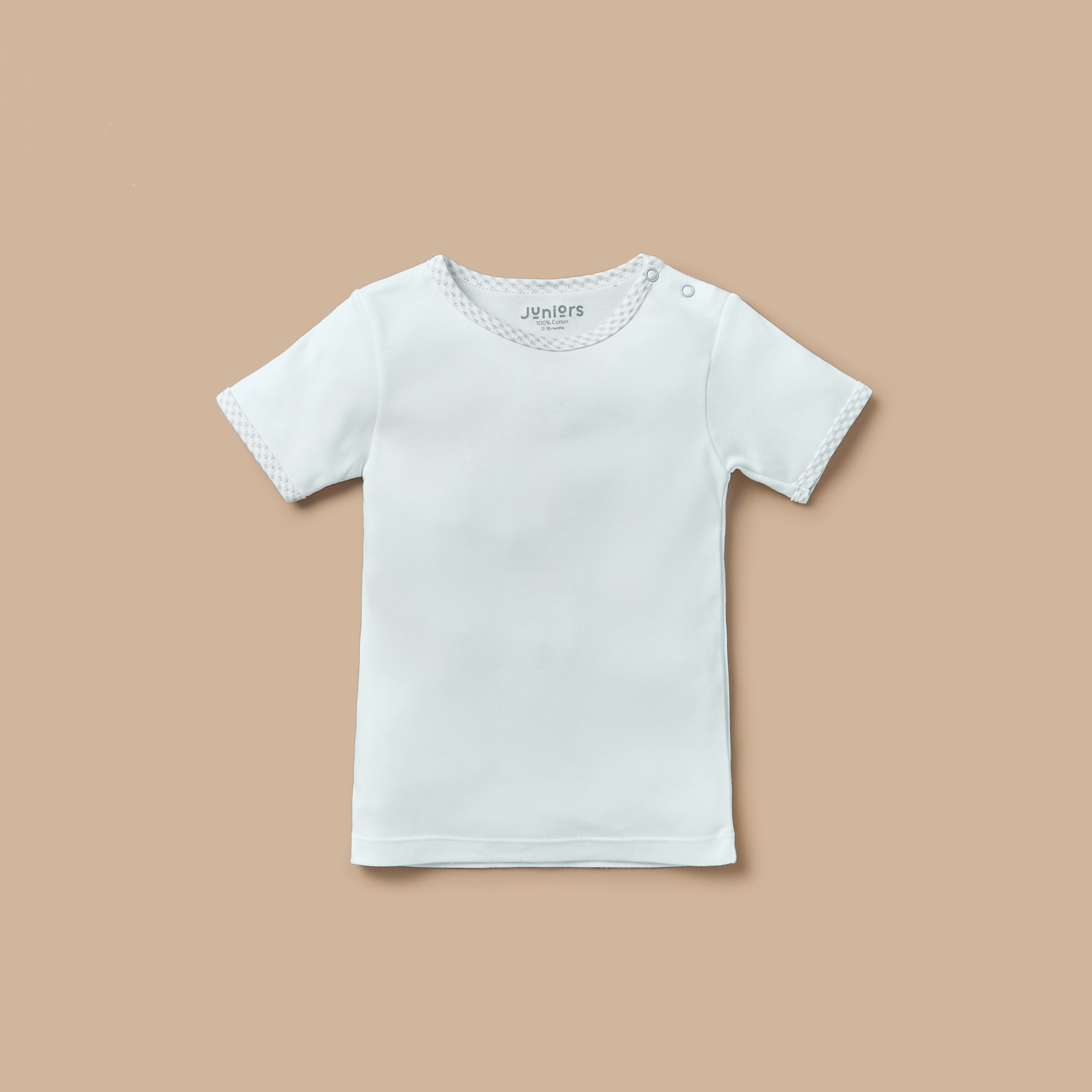 طقم دنغري وتيشيرت سادة من جونيورز-baby-boys-clothing-rompers-image-3