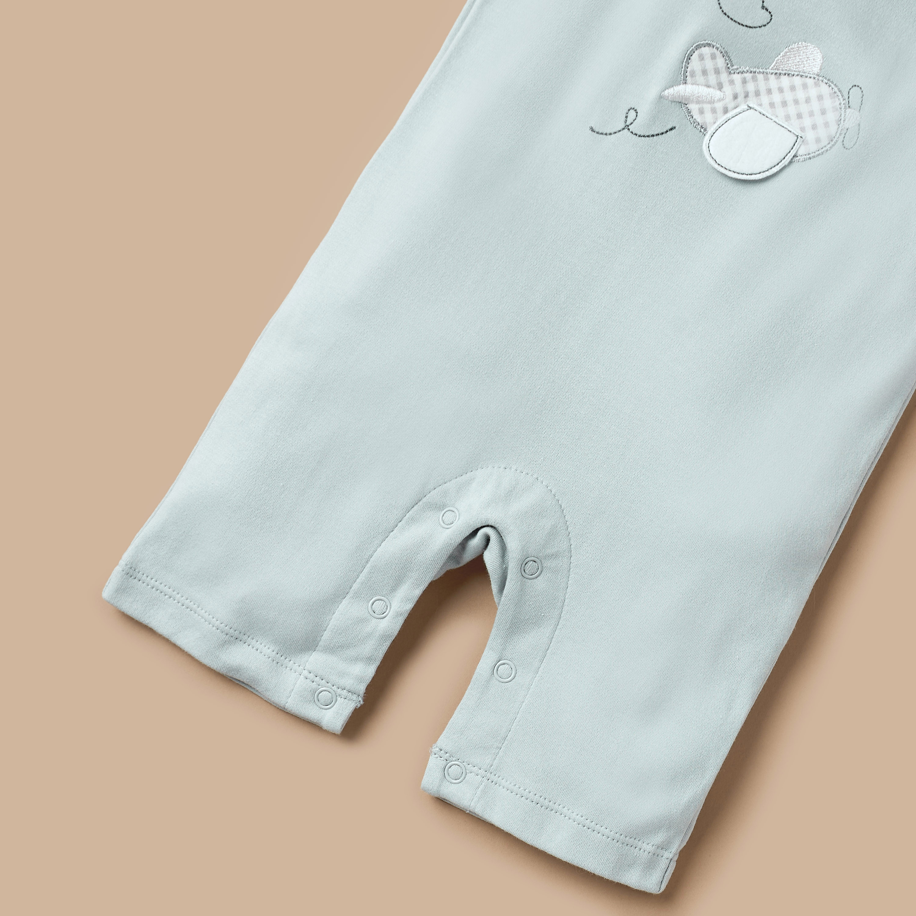 طقم دنغري وتيشيرت سادة من جونيورز-baby-boys-clothing-rompers-image-1