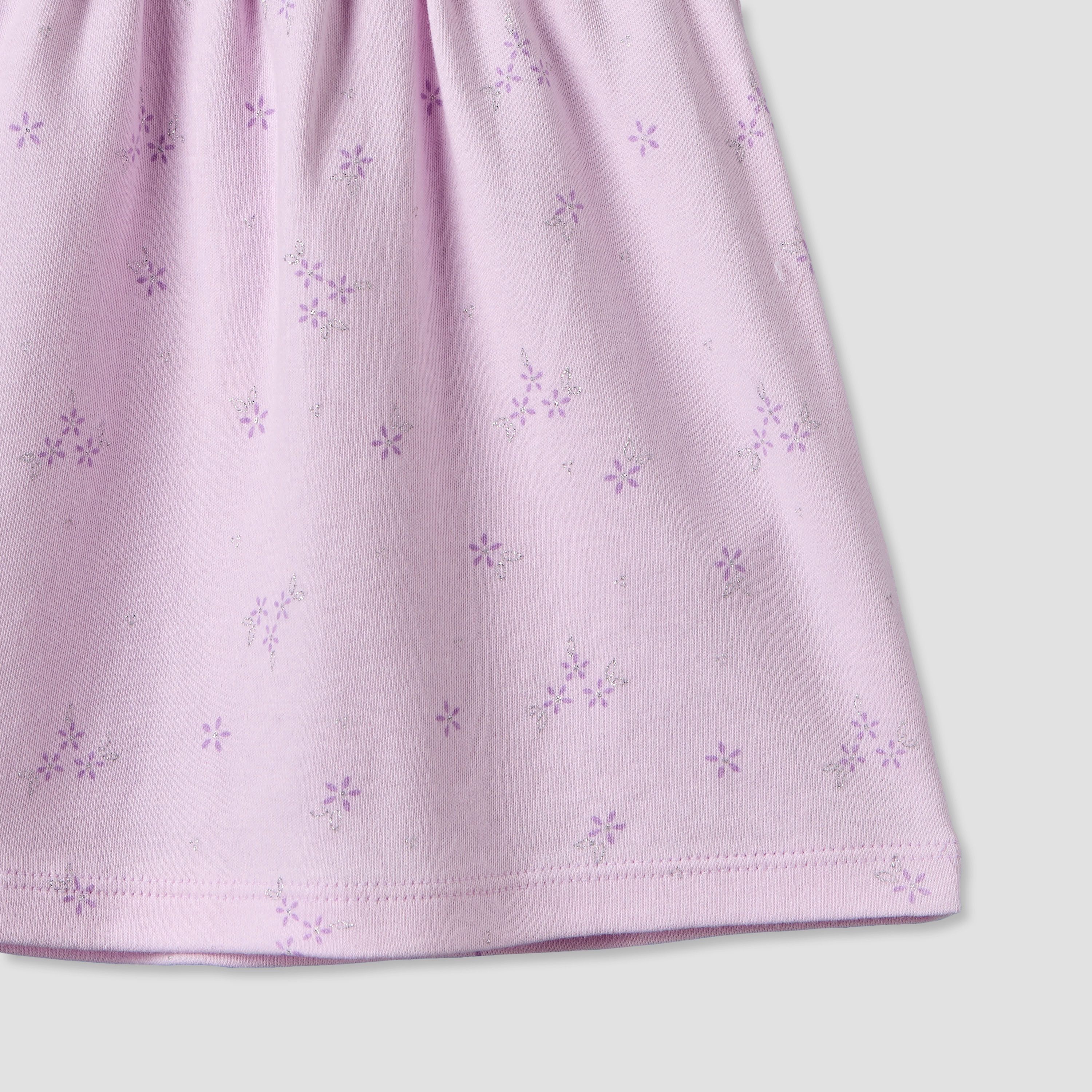 فستان دون أكمام بطول الركبة وياقة مستديرة وطبعات زهرية من جونيورز-baby-girls-clothing-dressesandjumpsuits-image-5