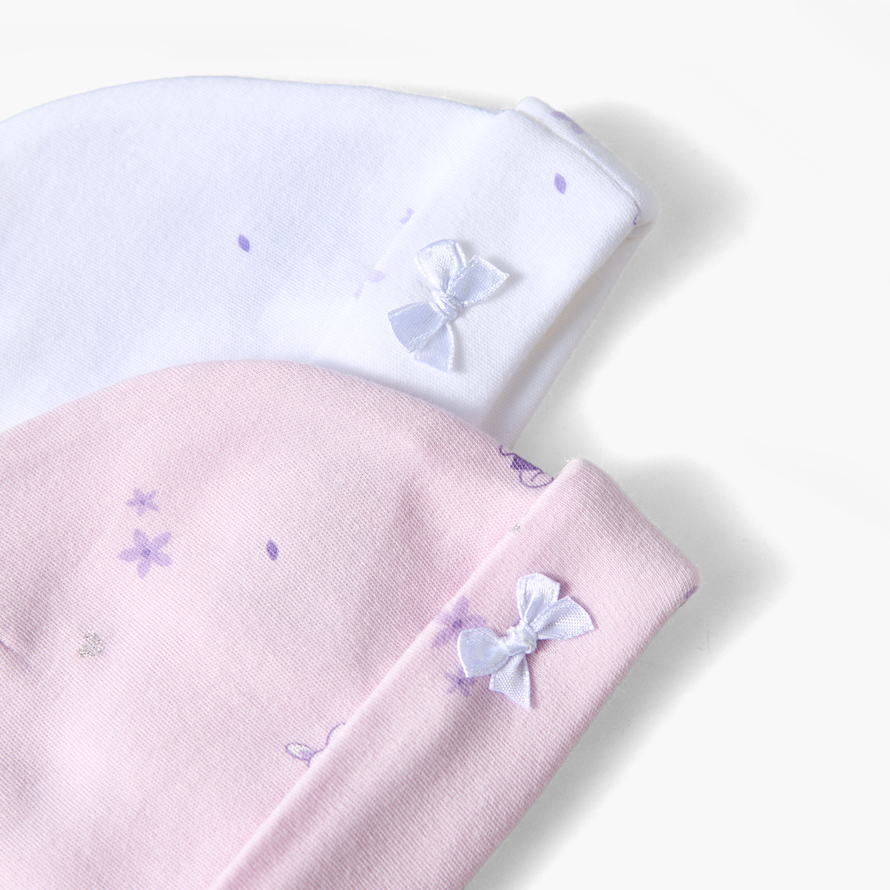 Pack of 2 Juniors Cap with Bunny Print-baby-girls-accessories-caps-image-6