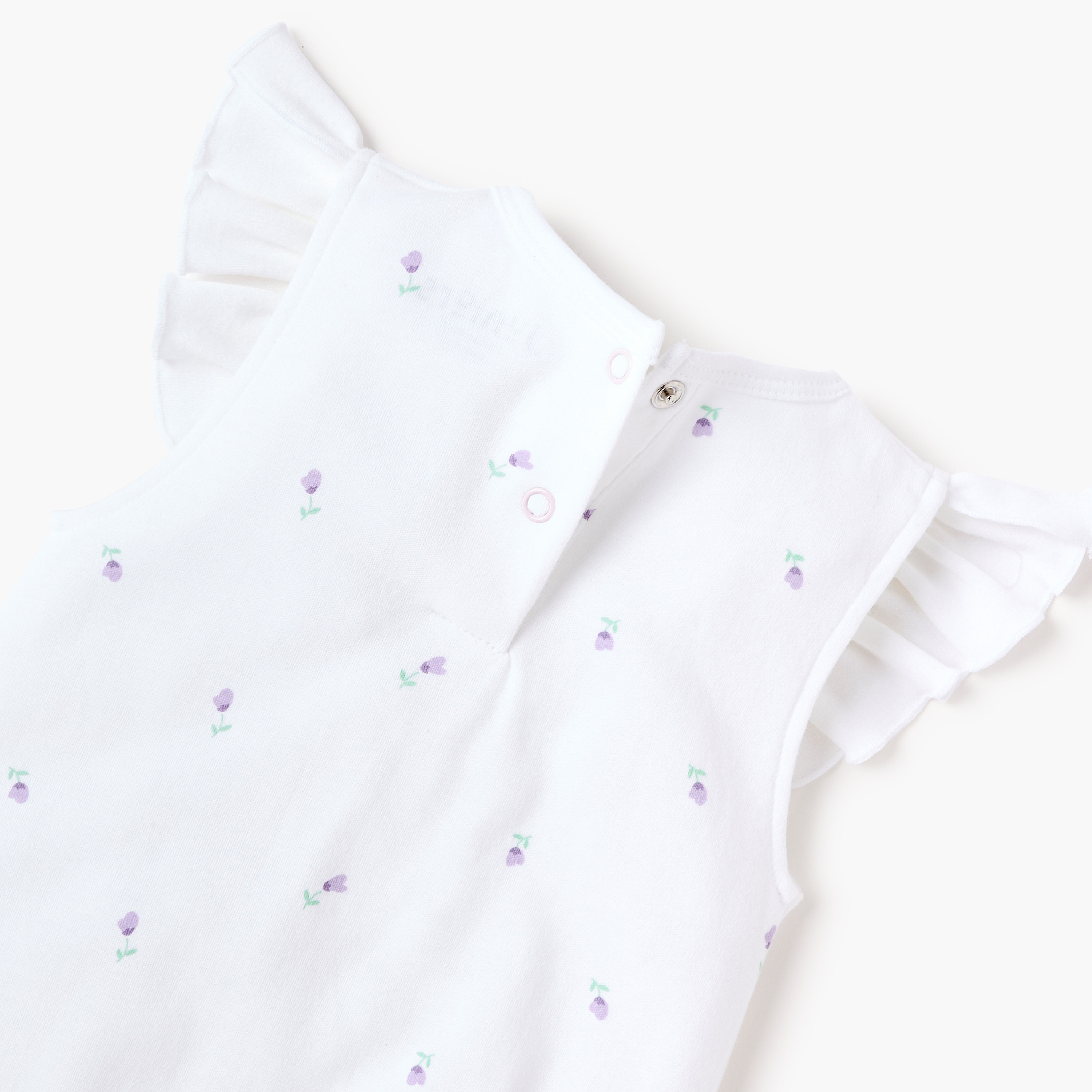 Juniors Bow Applique Sleeveless Romper-baby-girls-clothing-rompers-image-4