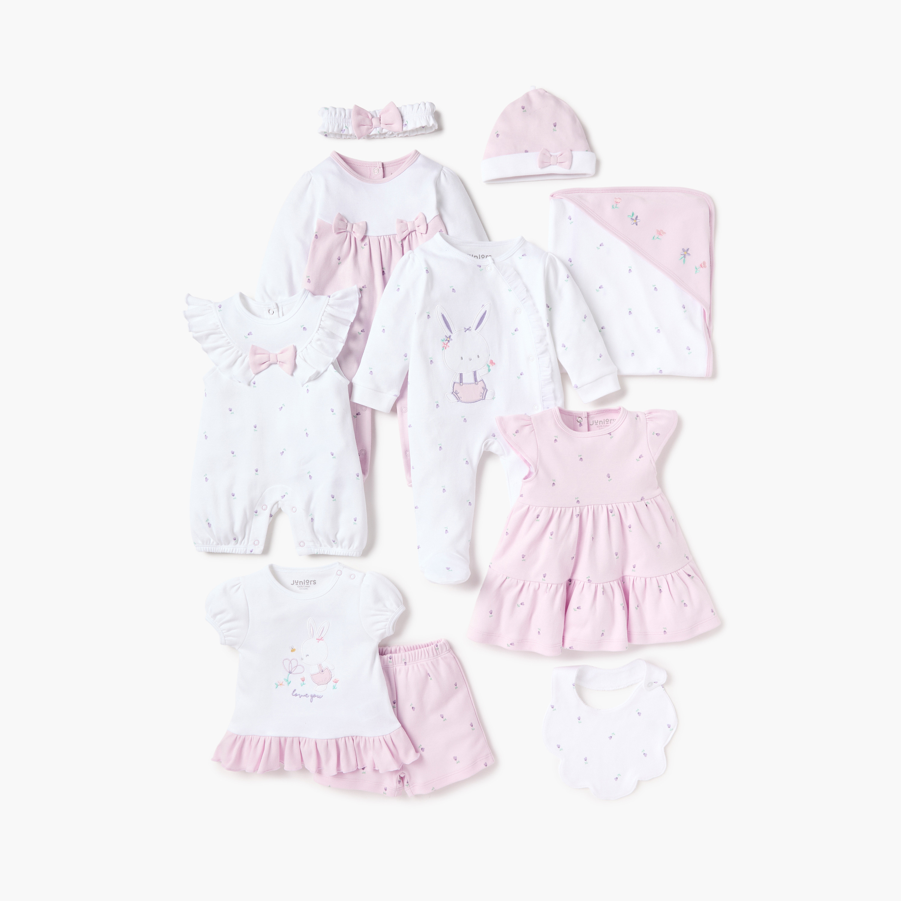 Juniors Bow Applique Sleeveless Romper-baby-girls-clothing-rompers-image-5