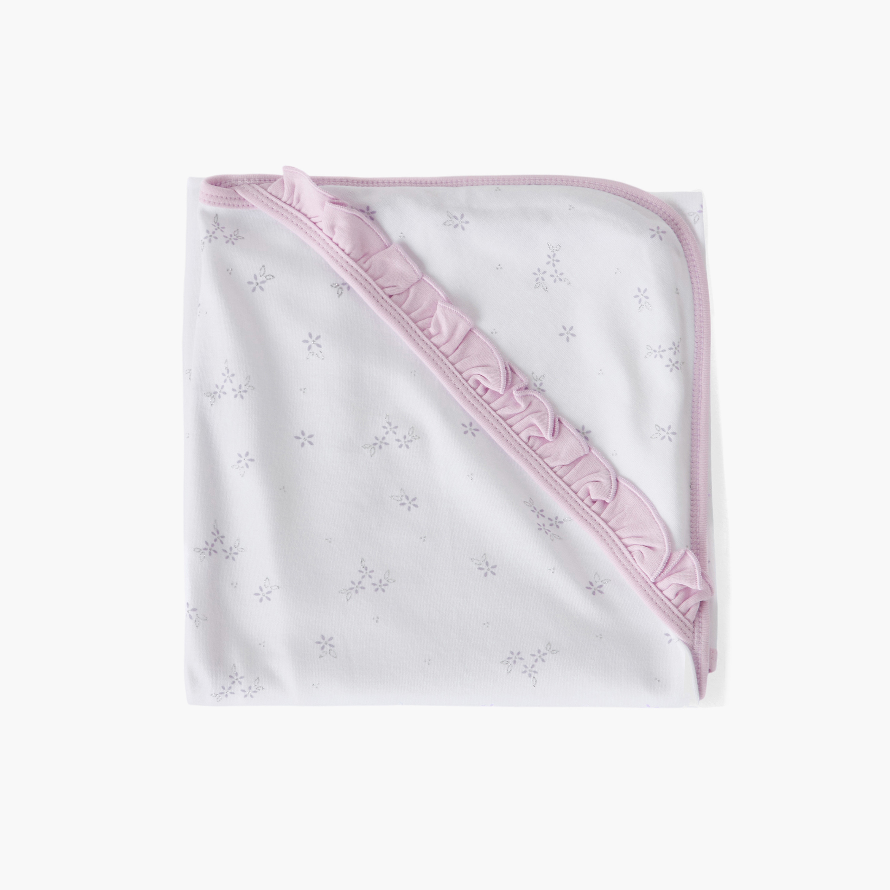 Juniors Receiving Blanket with Floral Print-baby-nursery-blanketsandswaddles-receivingblankets-image-3