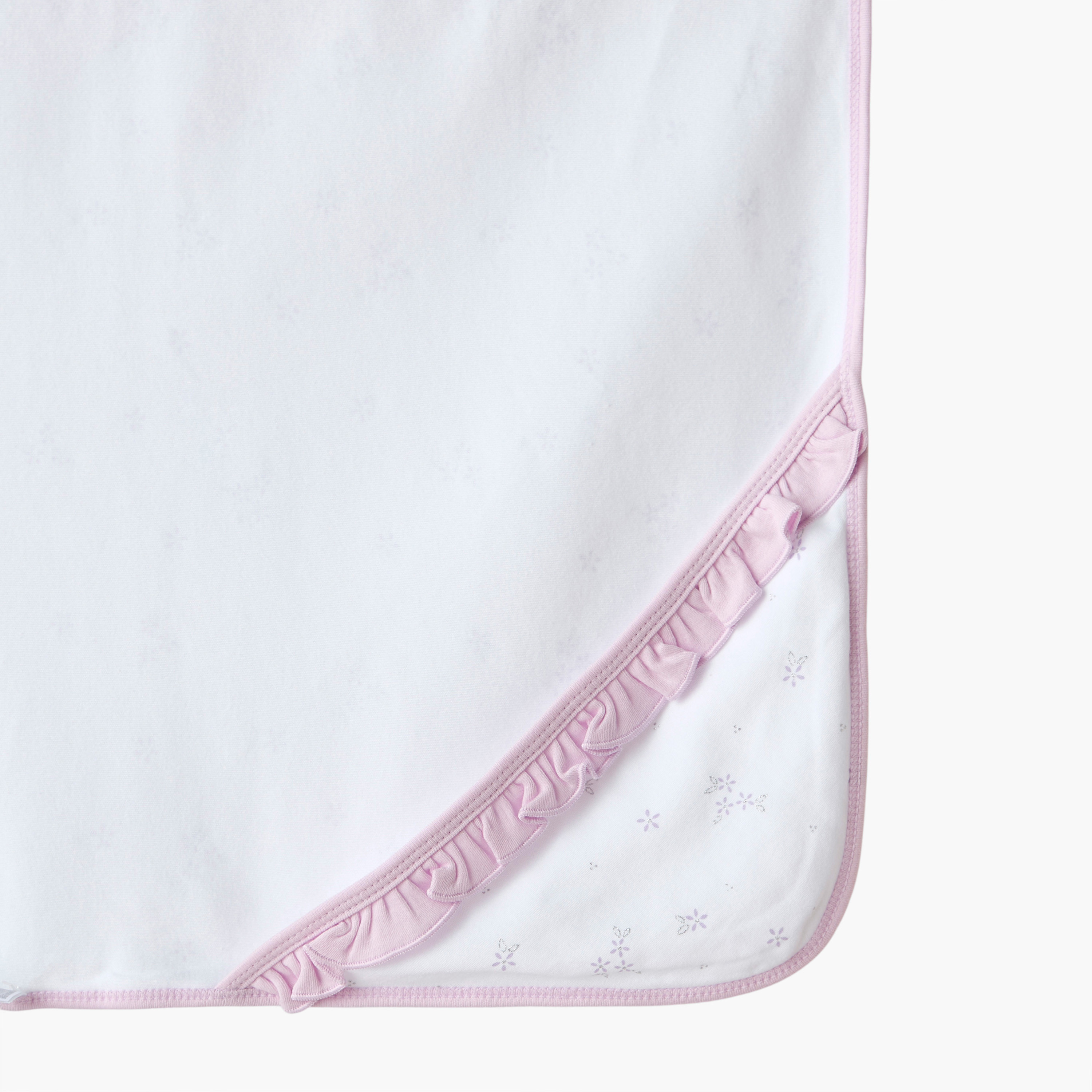 Juniors Receiving Blanket with Floral Print-baby-nursery-blanketsandswaddles-receivingblankets-image-5