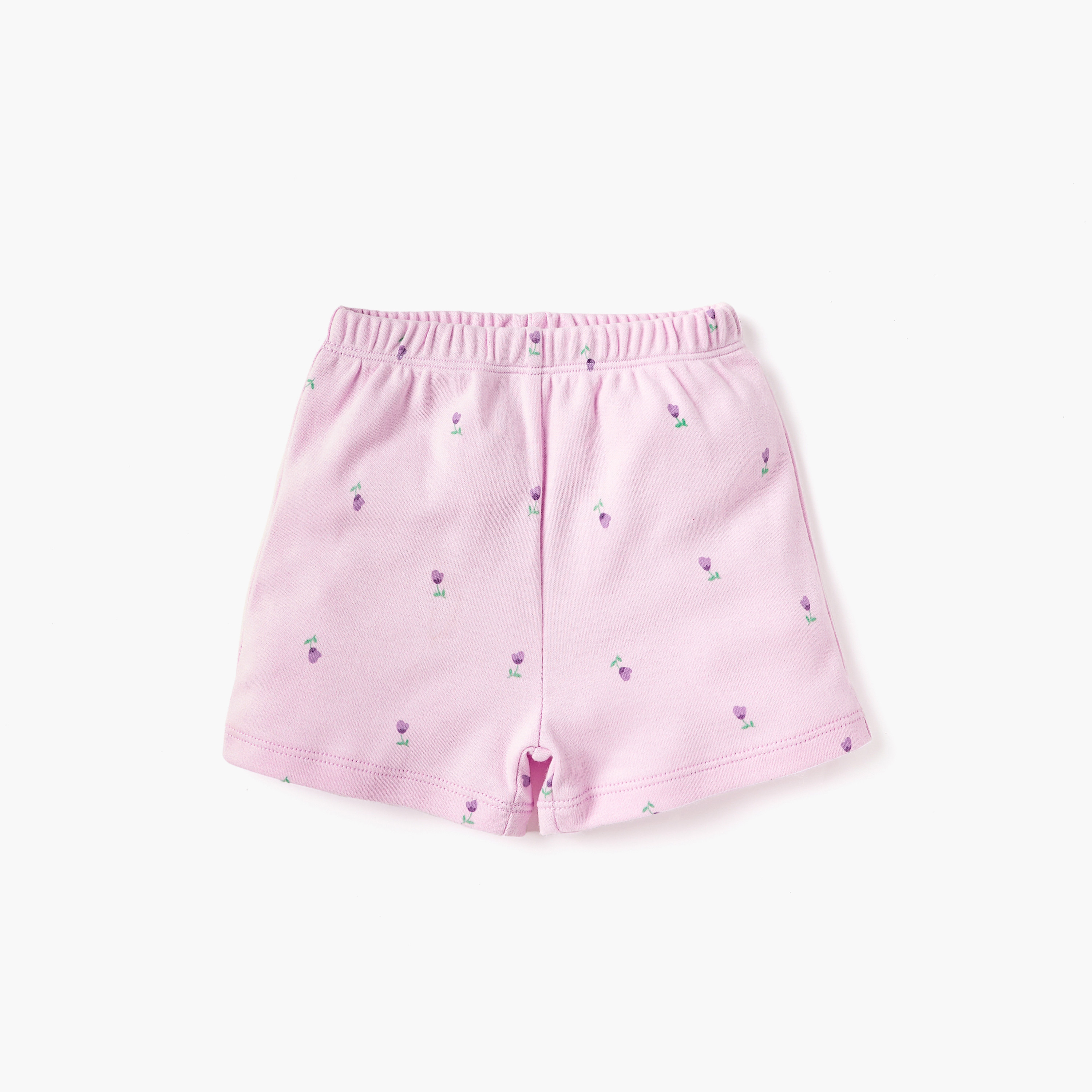 Juniors Bunny Embroidered T-shirt and Shorts Set-baby-girls-clothing-nightwear-pyjamasets-image-3