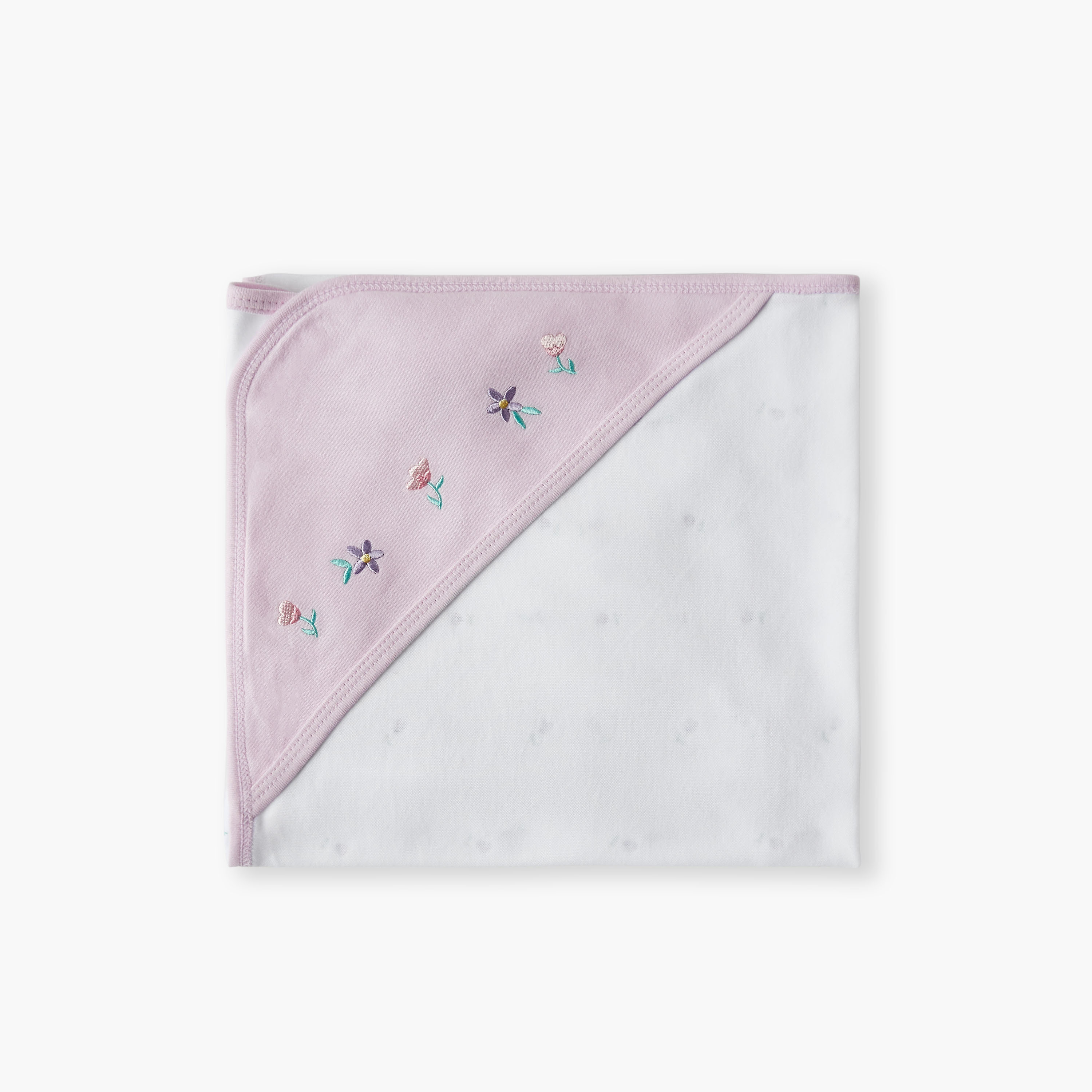 Juniors Floral Print Receiving Blanket-baby-nursery-blanketsandswaddles-receivingblankets-image-3