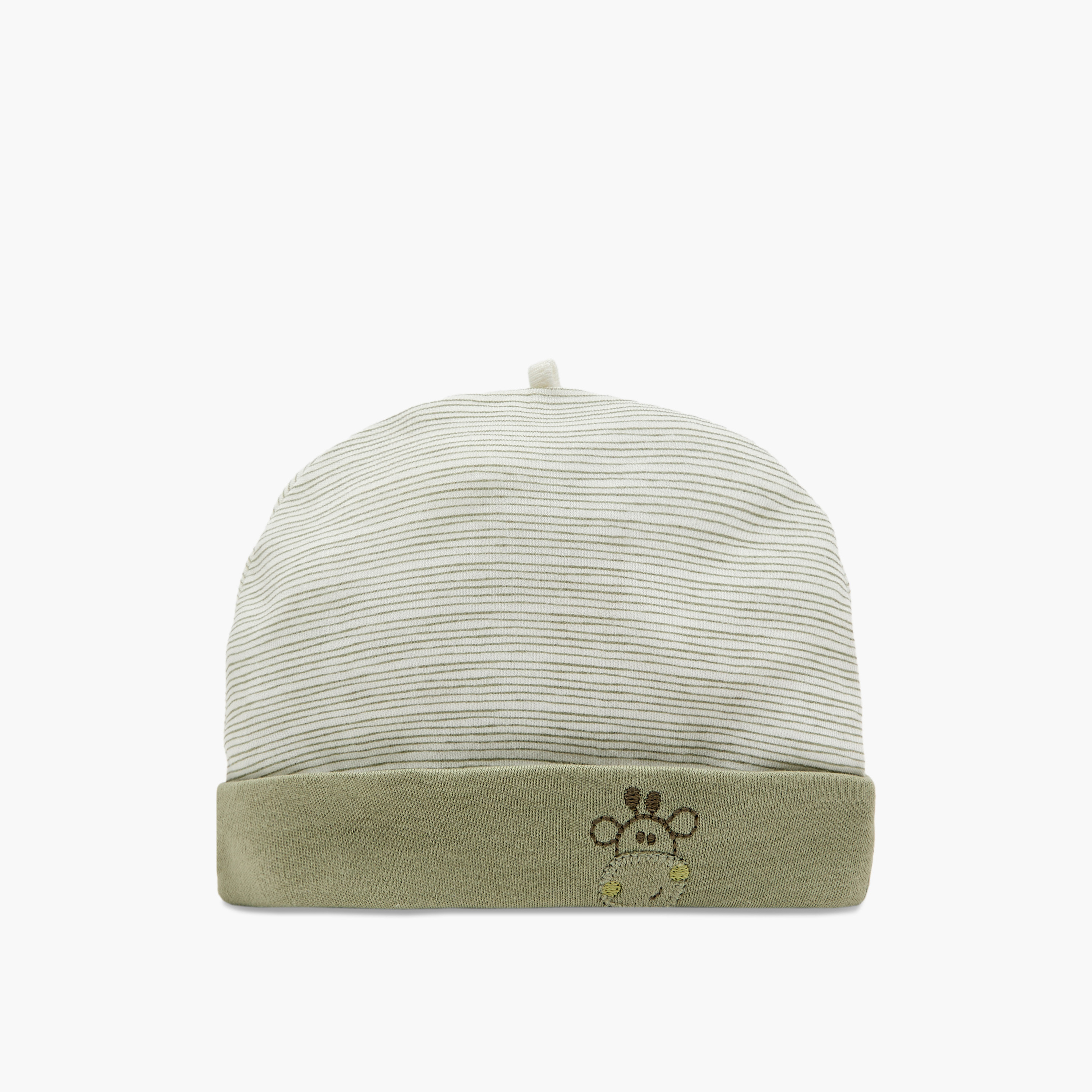 قبعة مطرزة بزرافة من جونيورز-baby-boys-accessories-caps-image-3