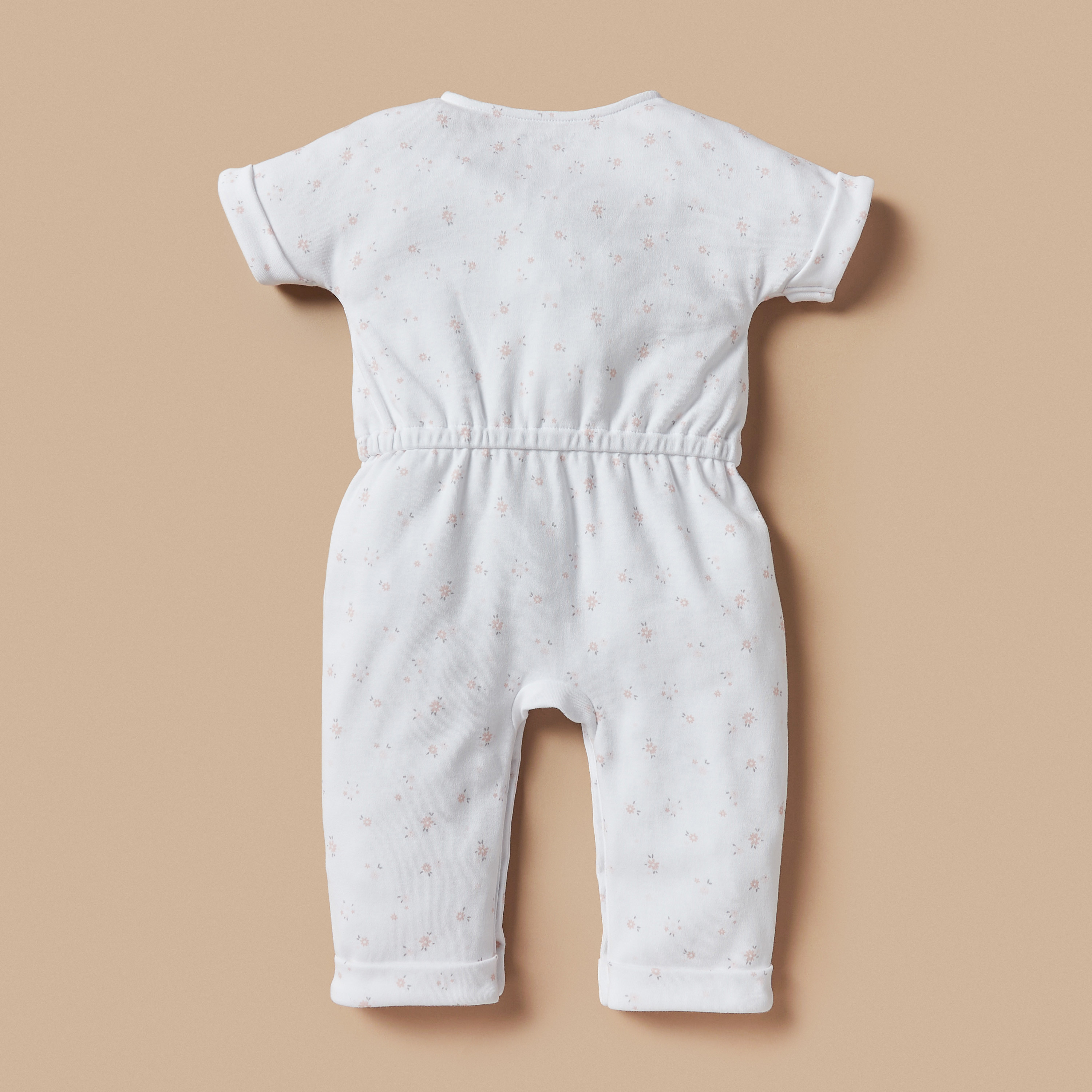 Juniors All-Over Floral Print Sleepsuit with Button Closure-baby-girls-clothing-nightwear-sleepsuits-image-4