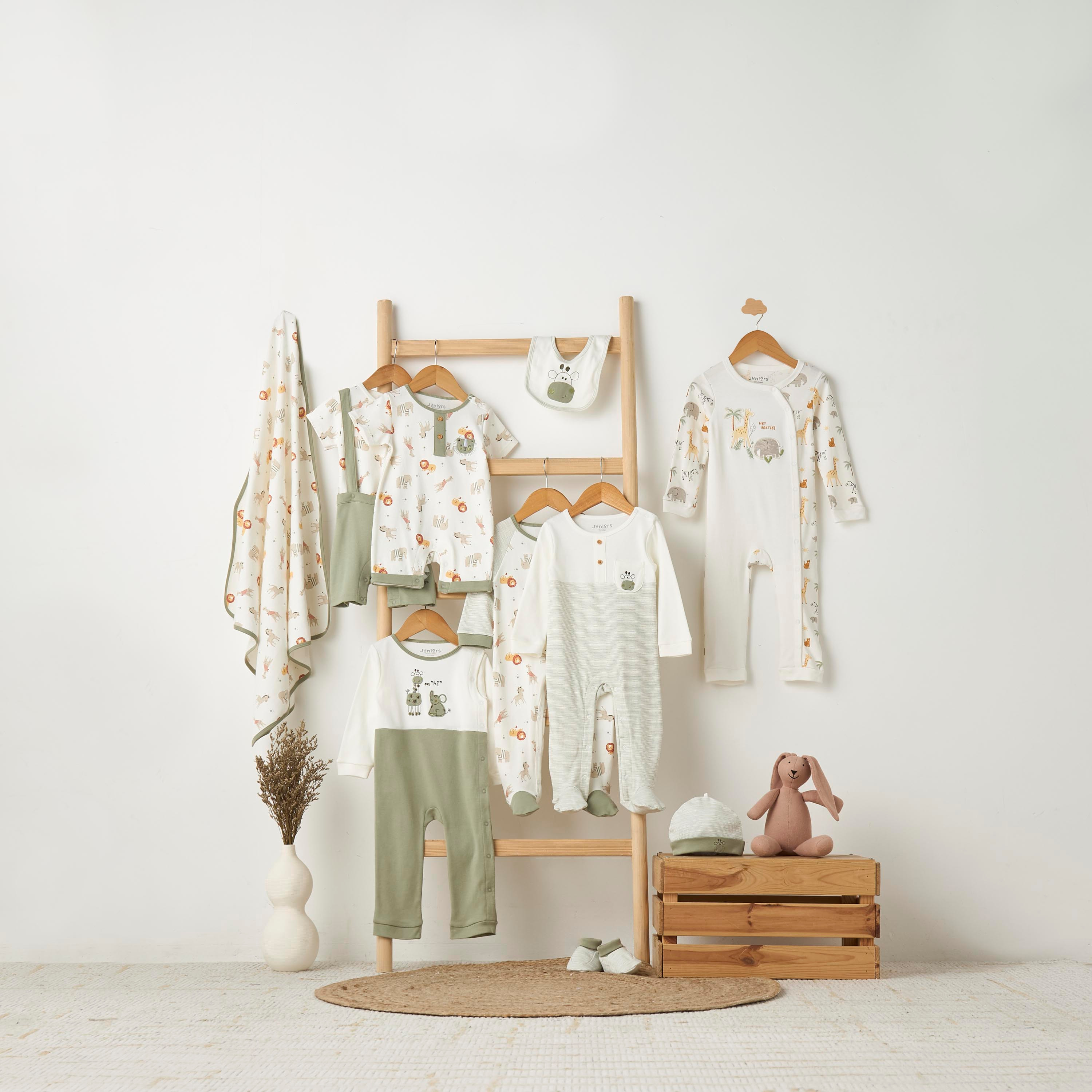 حذاء بوت للأطفال بحافة مطوية وخطوط من جونيورز-baby-boys-shoes-booties-image-6